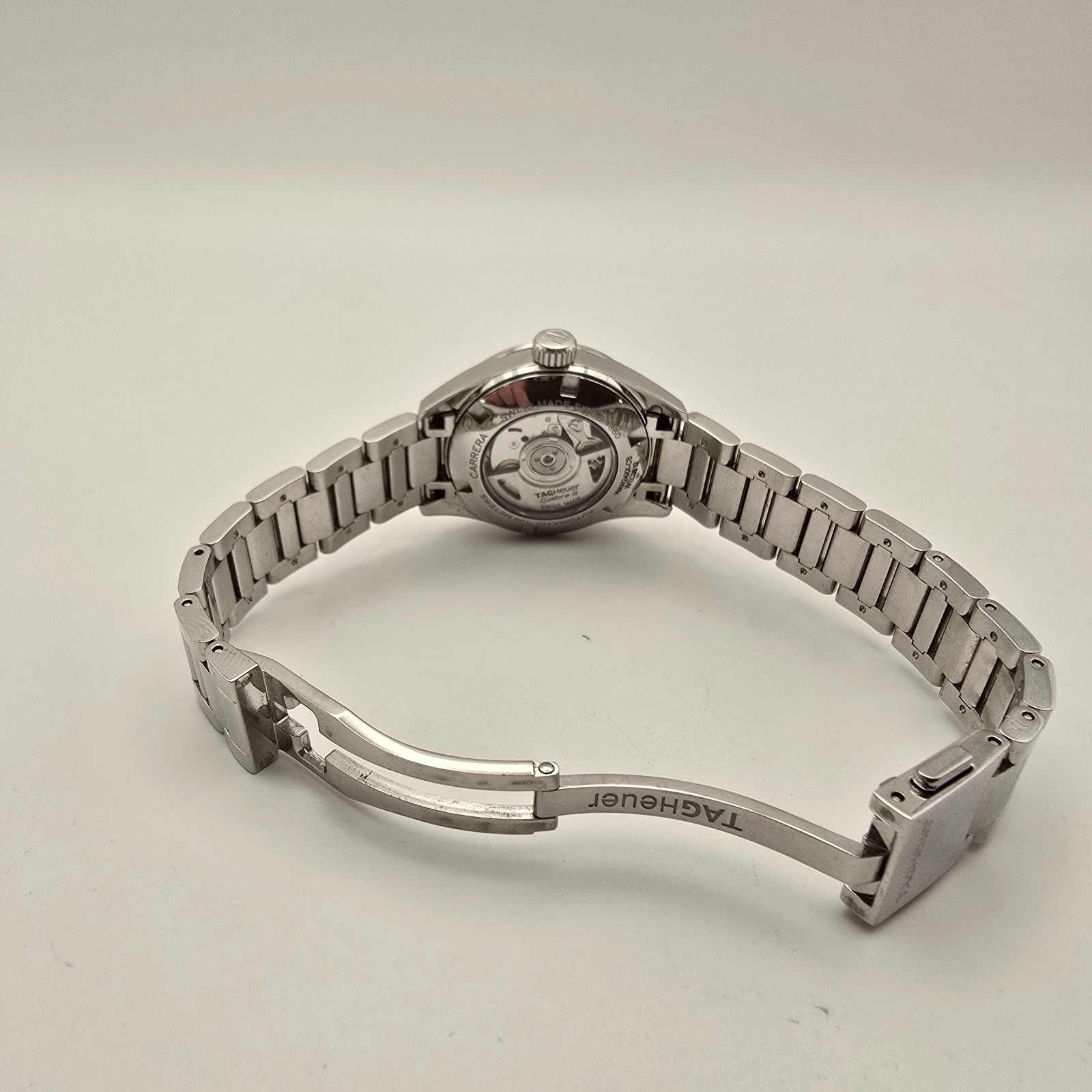 TAG HEUER CARRERA LADIES WATCH WAR24XX-CS STEEL SWISS AUTOMATIC. NEEDS SERVICE.