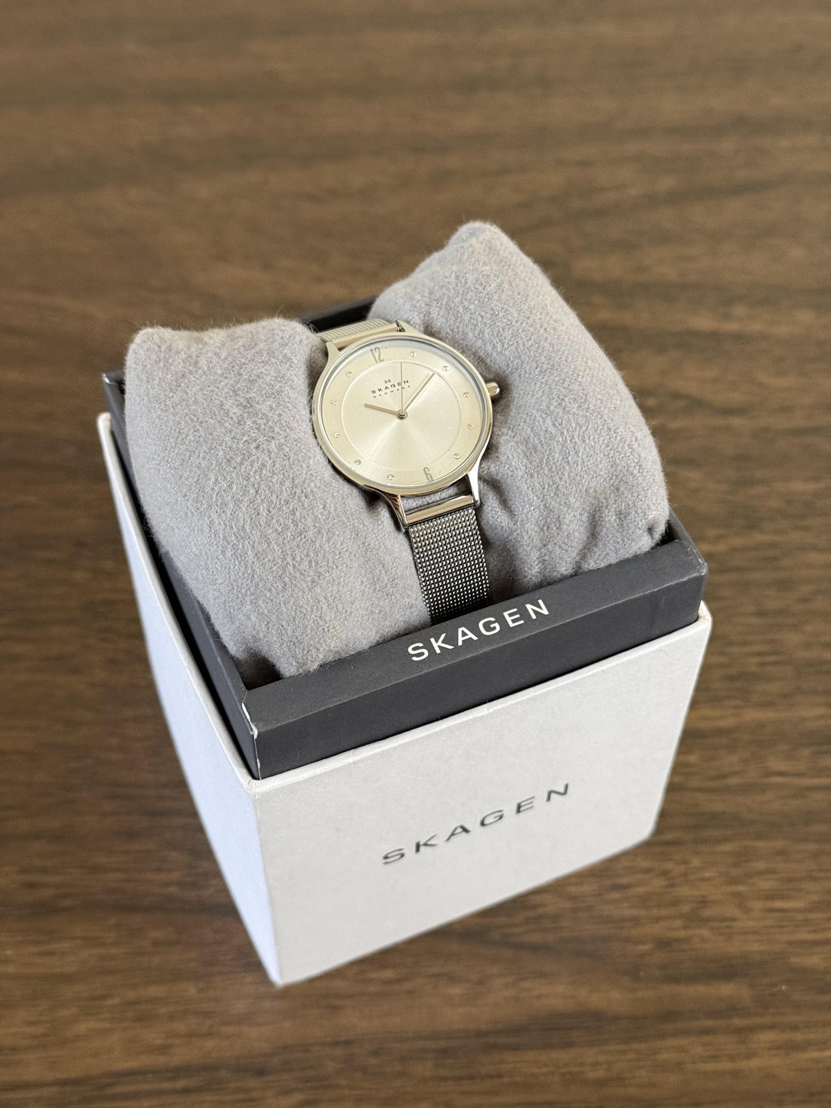 Skagen SKW2149 Womens Anita Watch Silver Dial Stainless Mesh Milanese Quartz New