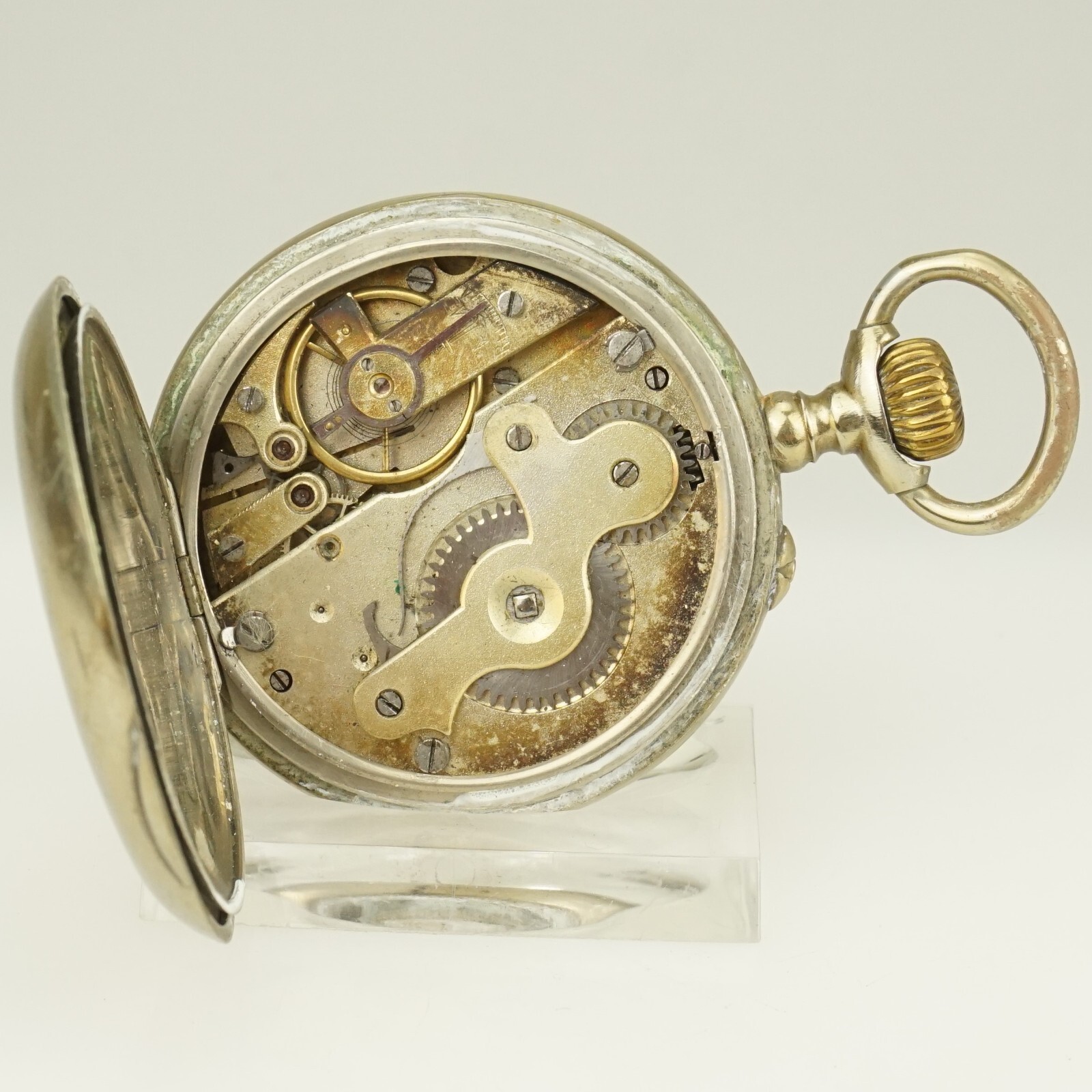 RAR Antique Pocket Watch Men’s no fusee duplex chronometer repeater Roskopf