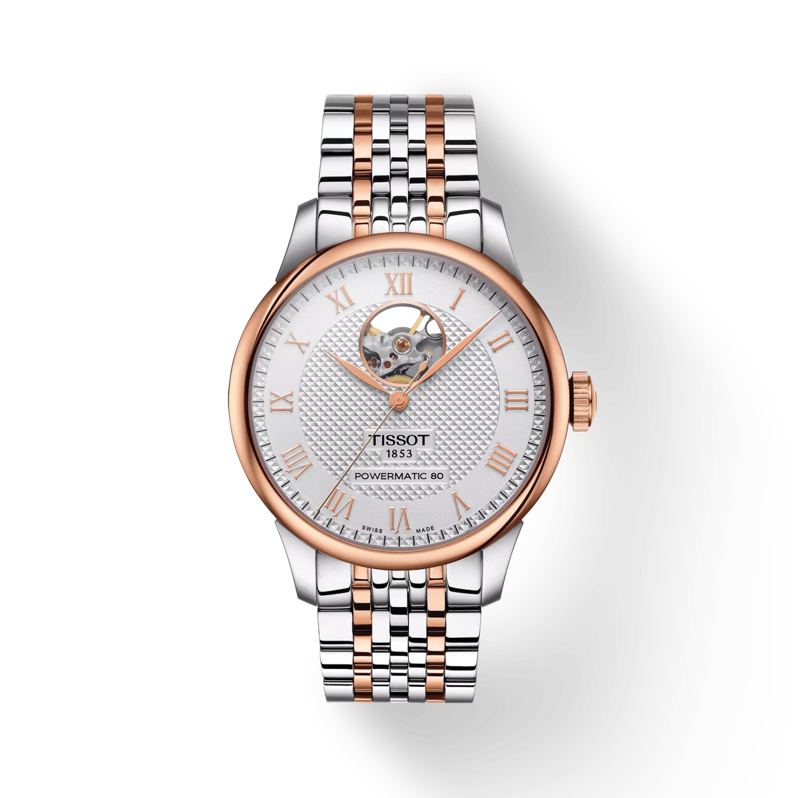 Tissot Le Locle Powermatic 80 Open Heart 39.3 MM SS Watch T006.407.22.033.02
