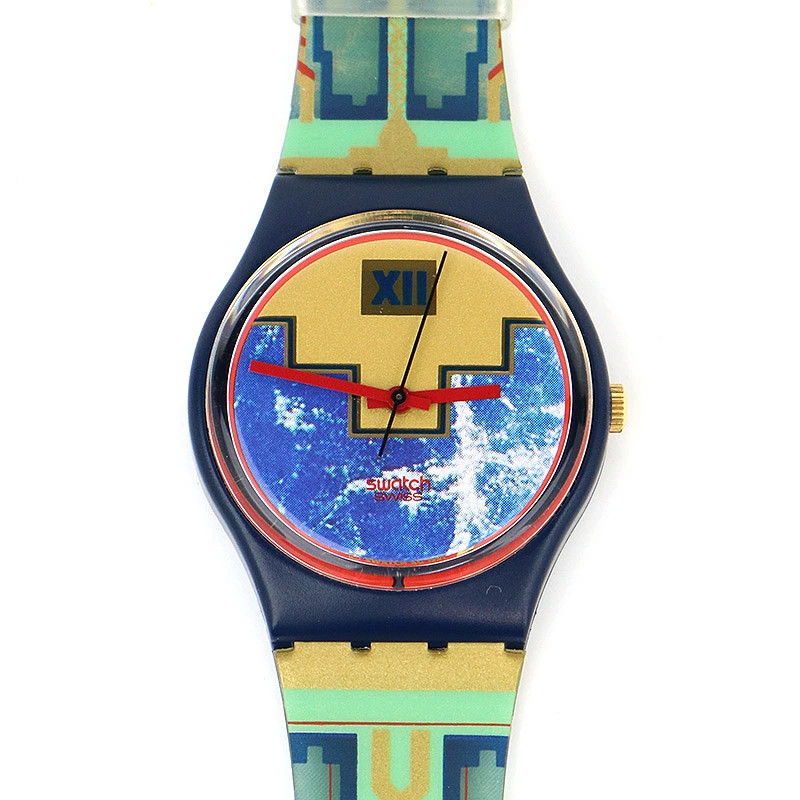 [A1R] Swatch Regular Gentlemen Deadstock Vintage Quartz Casual Watch [x8w]