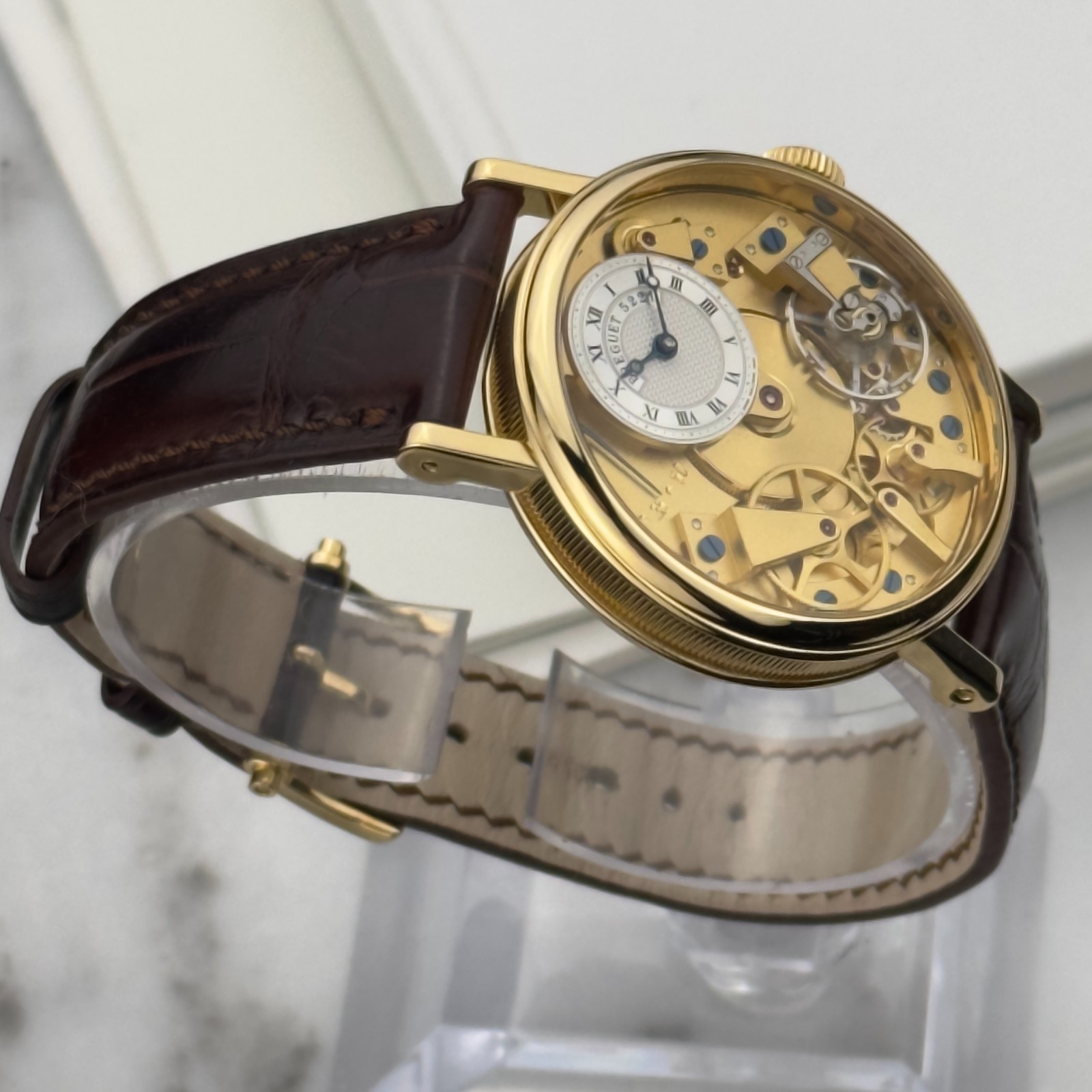 2017 Breguet Tradition 7027BA/11/9V6 Manual Yellow Gold Men’s Watch Box Papers