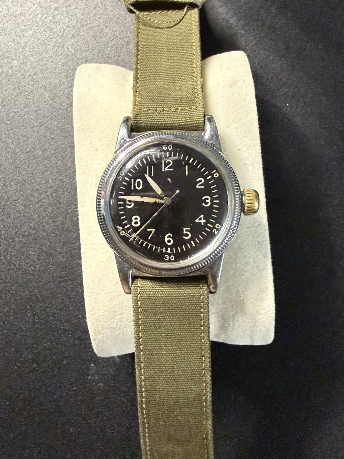 Vintage Waltham A-11 WW2 U.S. Military Issue Wrist Watch – SERVICED