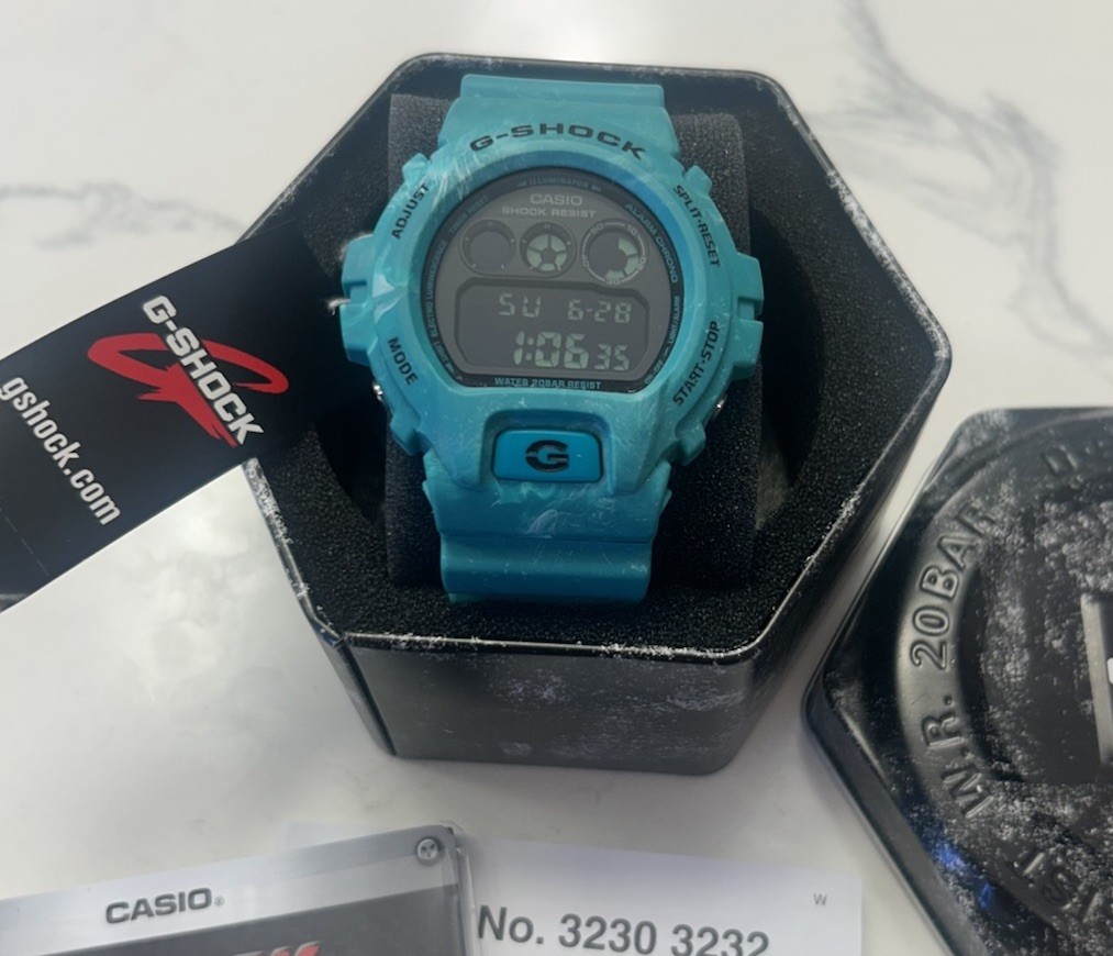 CASIO G-SHOCK DW-6900WS-2JF Ocean Wave Color Limited Model RARE, Tags, Complete