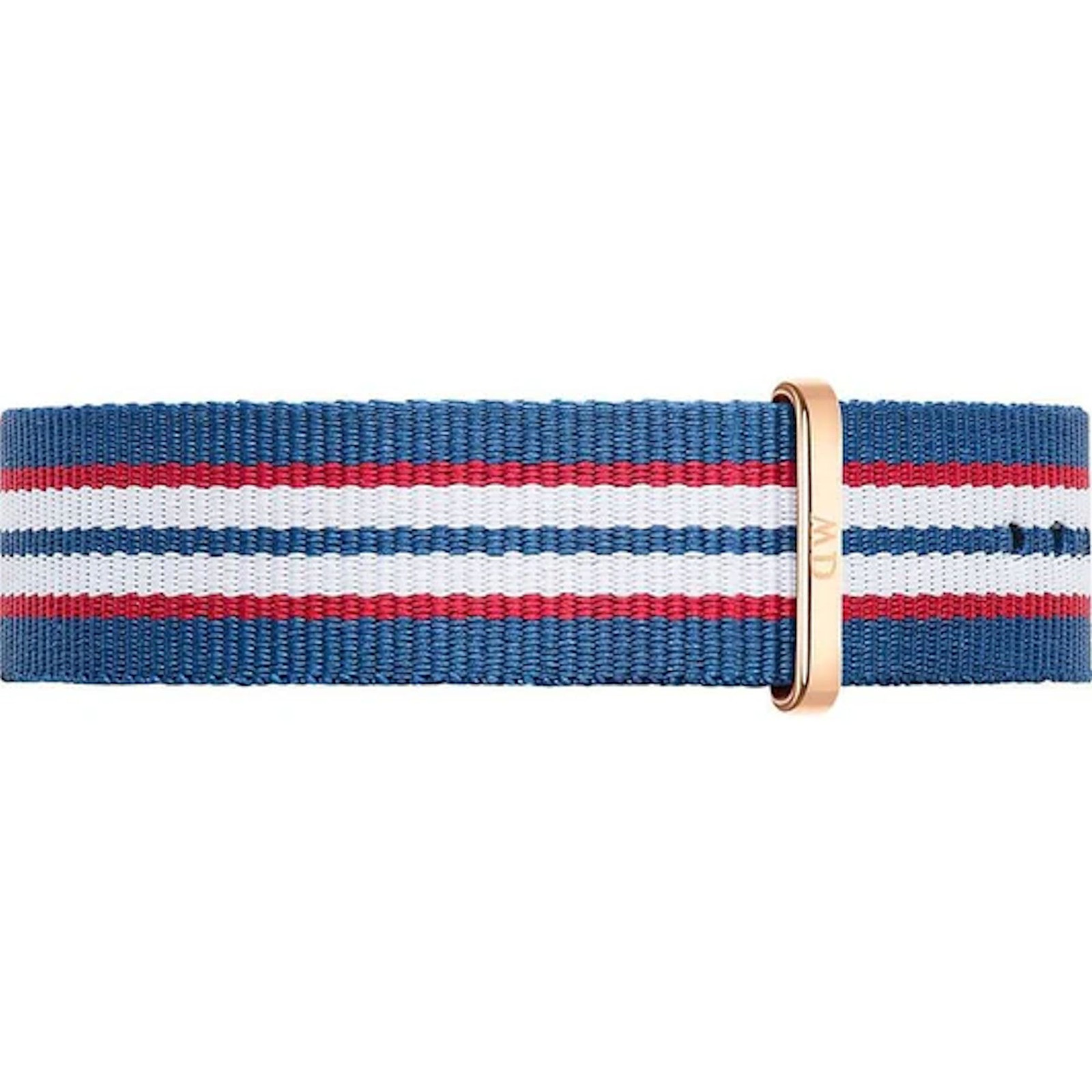 Daniel Wellington Classic Nottingham Blue White Fabric Strap Mens Watch 0208DW