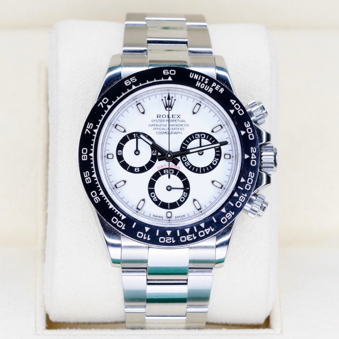 Rolex Daytona 116500LN PANDA White Dial Black Sub Dials Stainless Steel 40mm