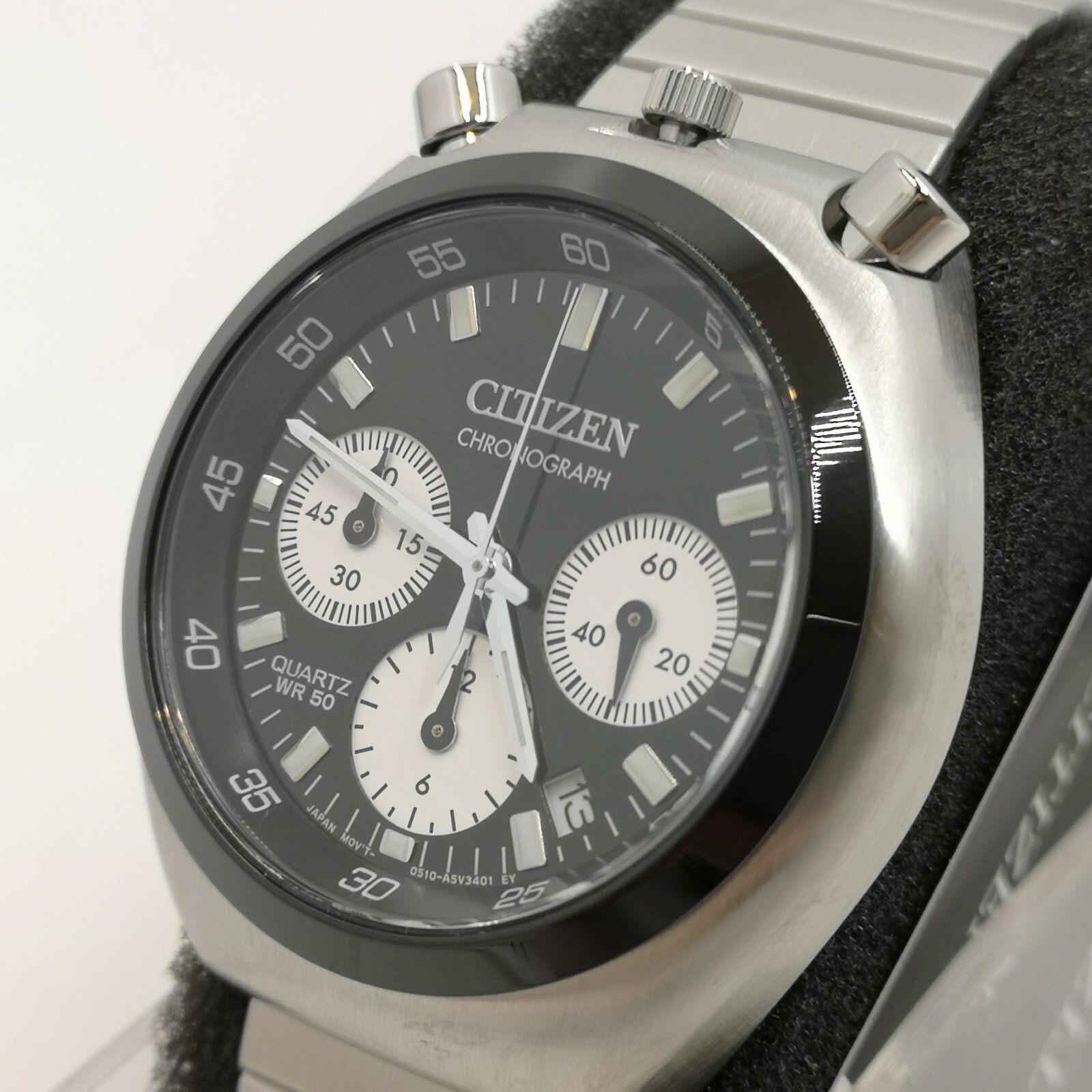 CITIZEN COLLECTION Record Tsuno Chrono AN3660-81E Black Men’s Watch New in Box