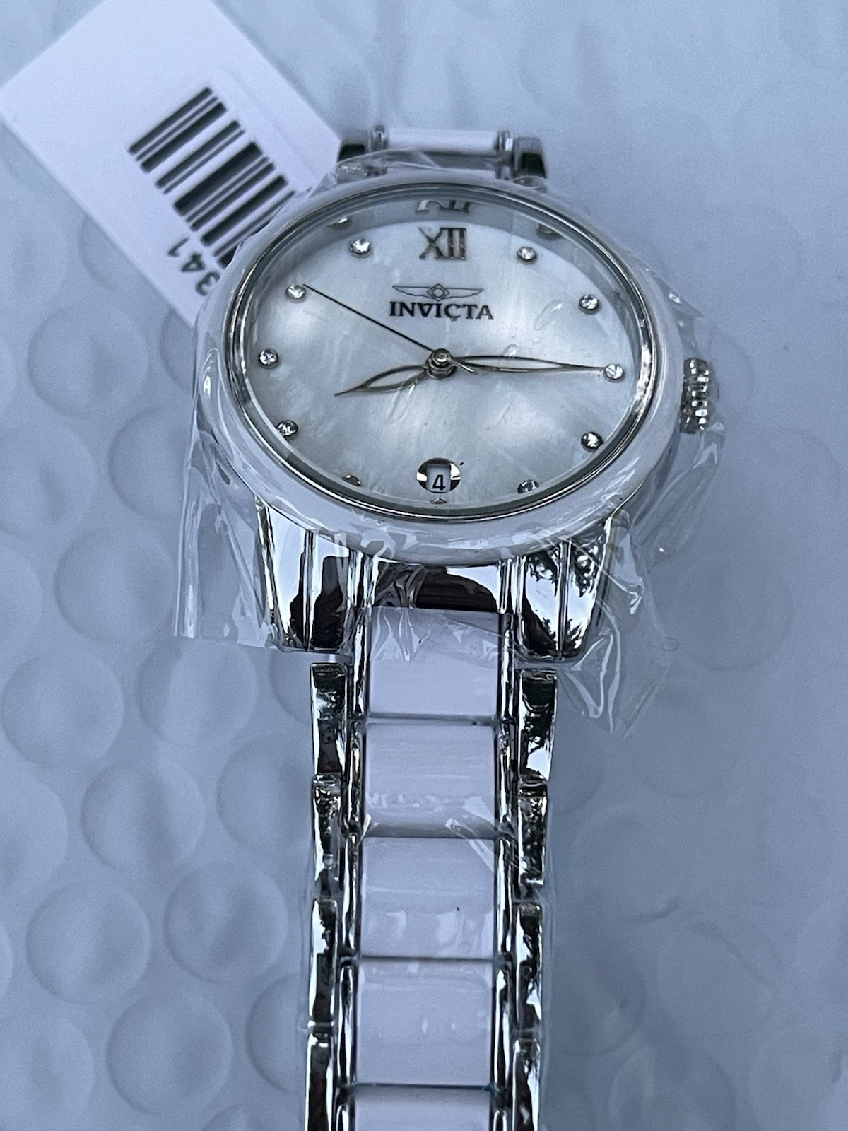 Invicta Celestial Lady Women’s Watch – 34.7mm, Silver & White NEW