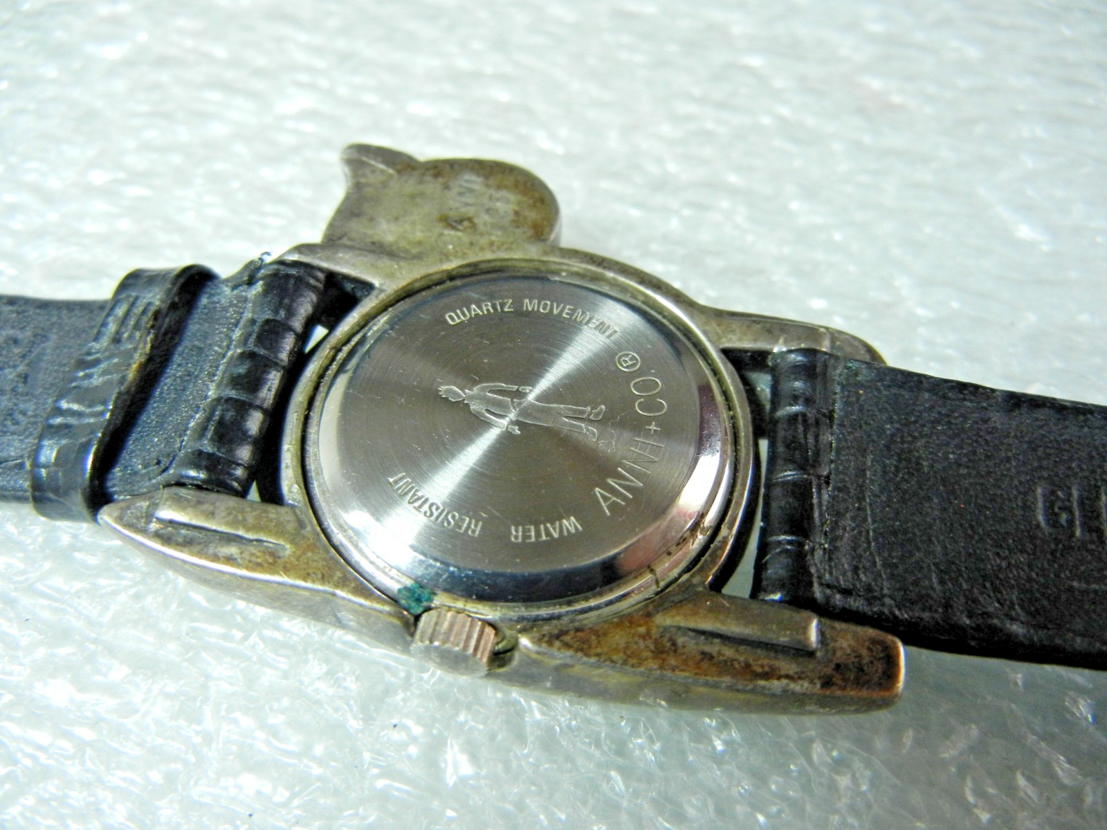 ANNI + CO Ladies .925 Sterling Silver Quartz CAT Watch with New battery