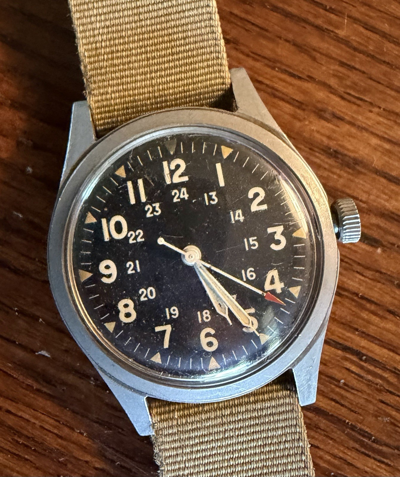 Benrus Vietnam Pilots Watch DTU-2A/P Mil-w-3818b March 1968