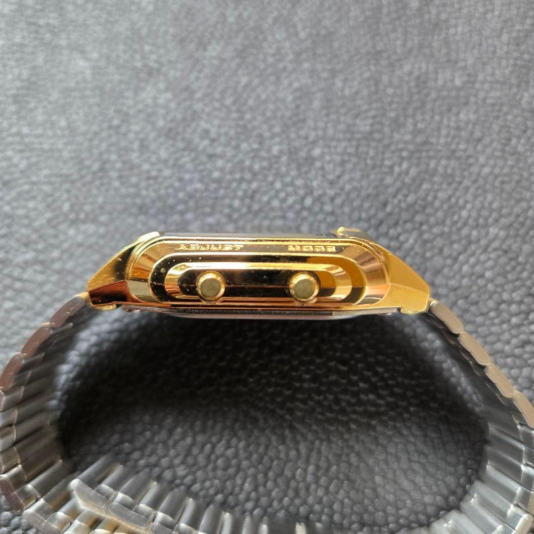 CASIO DATA BANK DB-380 Gold Digital Watch