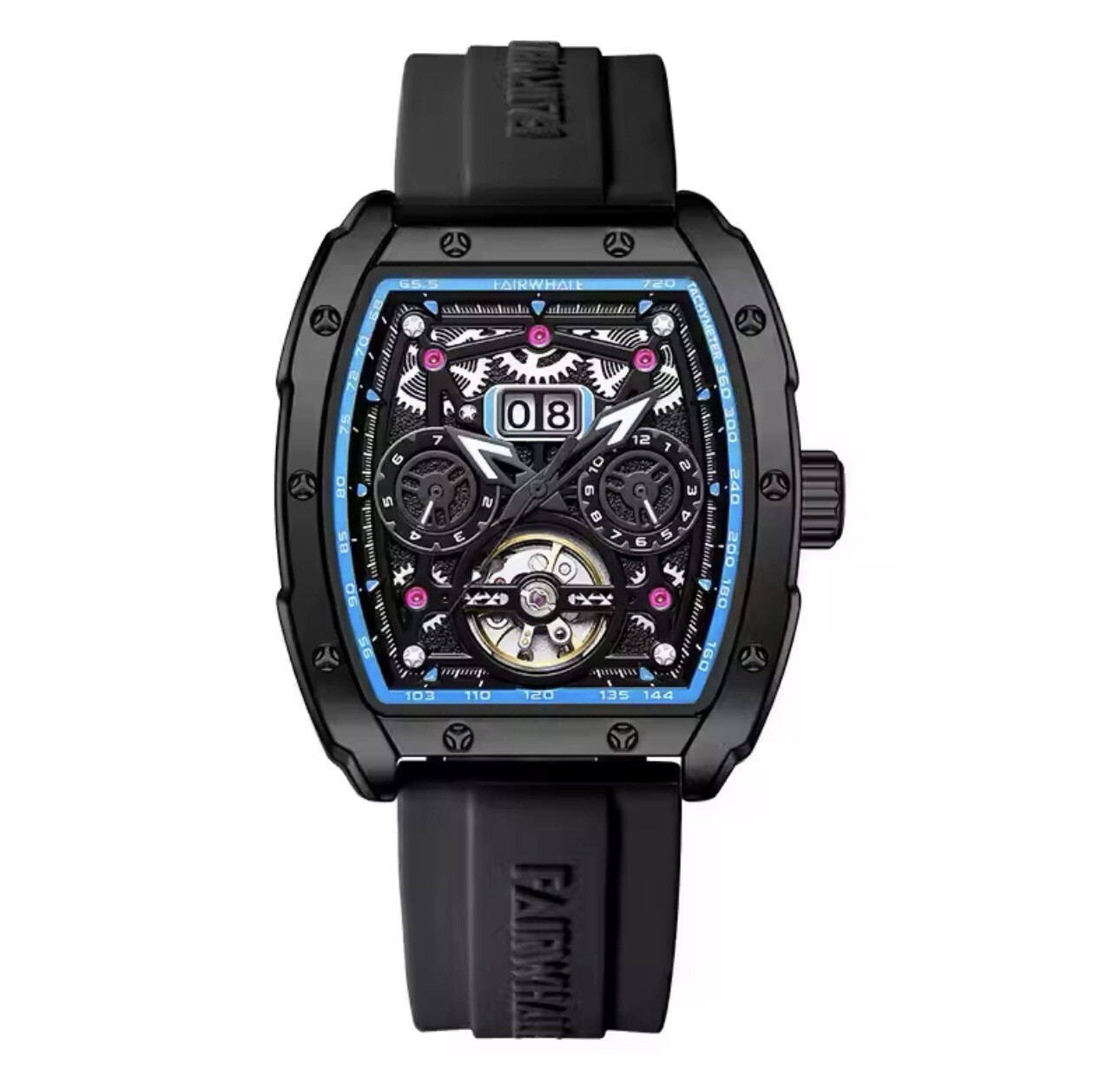 Mark Fairwhale Watch Wristwatches Mechanical Automatic Luminous Calendar Travel