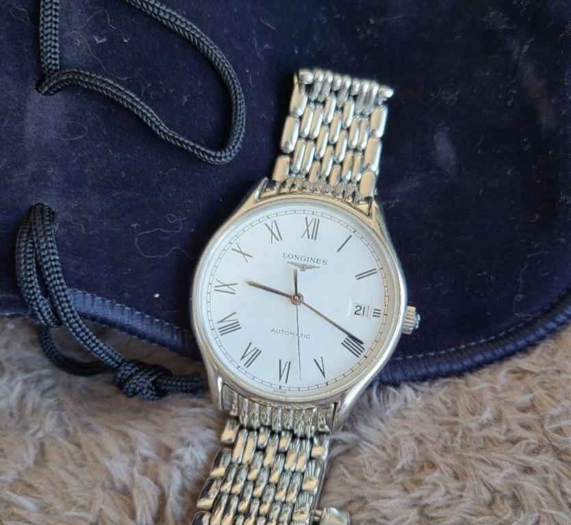 Longines Lyre L4.760.4 Automatic Watch Men Silver Dial Japan Authentic