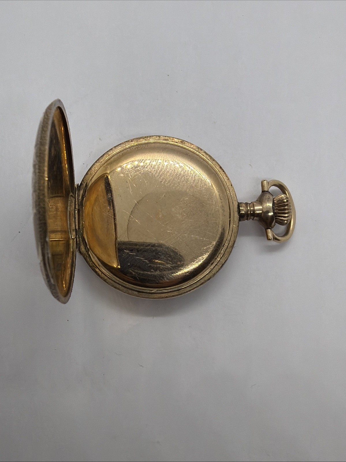 Elgin Beautiful 14K 20Yr Gold Filled Hunting Case Pocket Watch Runs