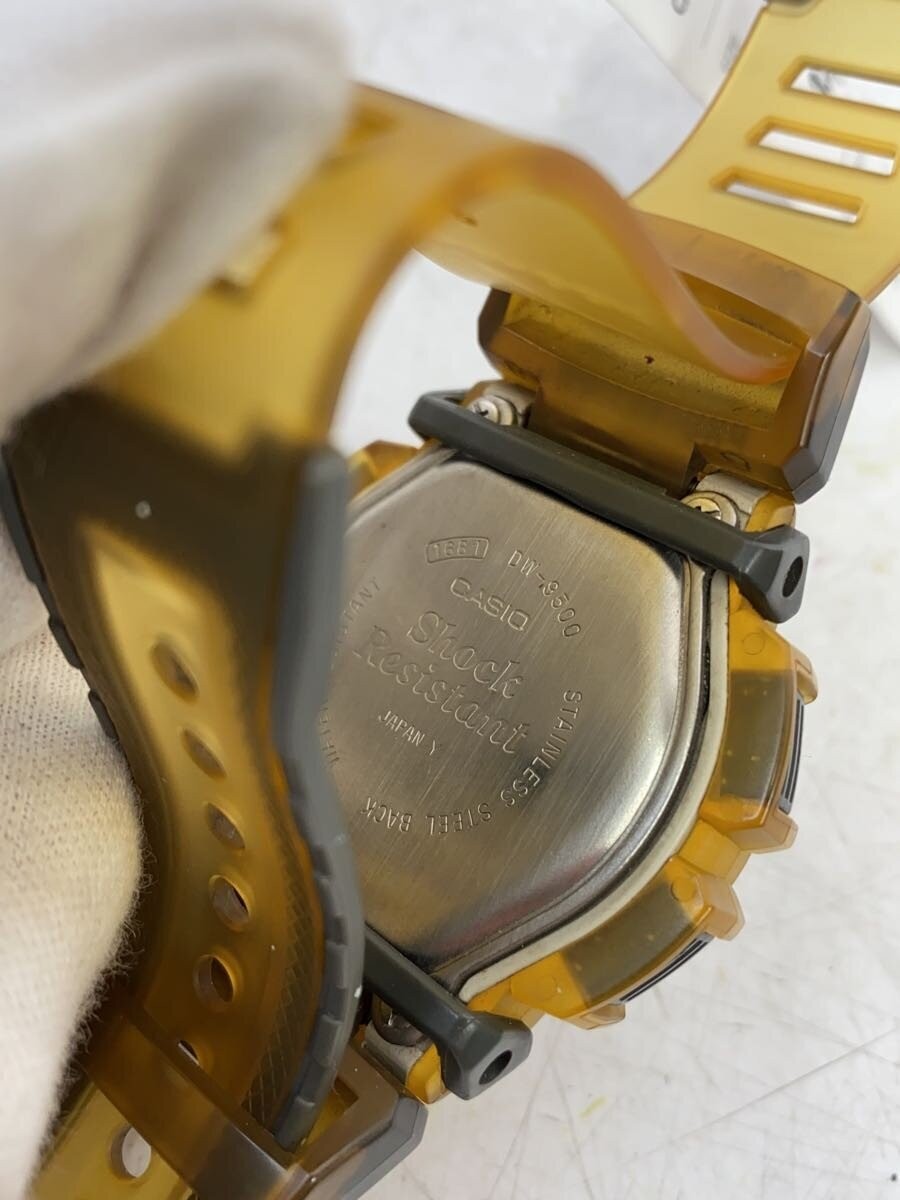 CASIO Quartz Watch Digital Rubber YLW YLW DW 9500