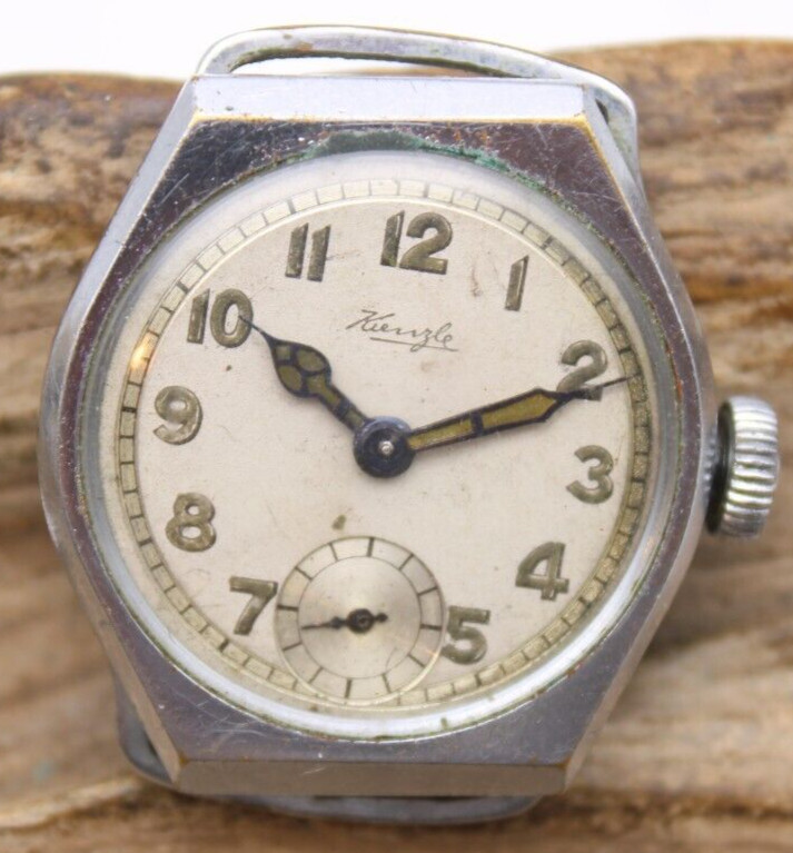 KIENZLE MEN’S WATCH 28.6mm WIDE 16.3mm LUG OVERWOUND FOR REPAIR (ES2)