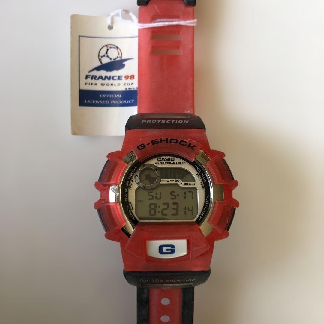 Casio G-SHOCK DW-9500WF Wristwatch France World Cup Limited Edition Red New