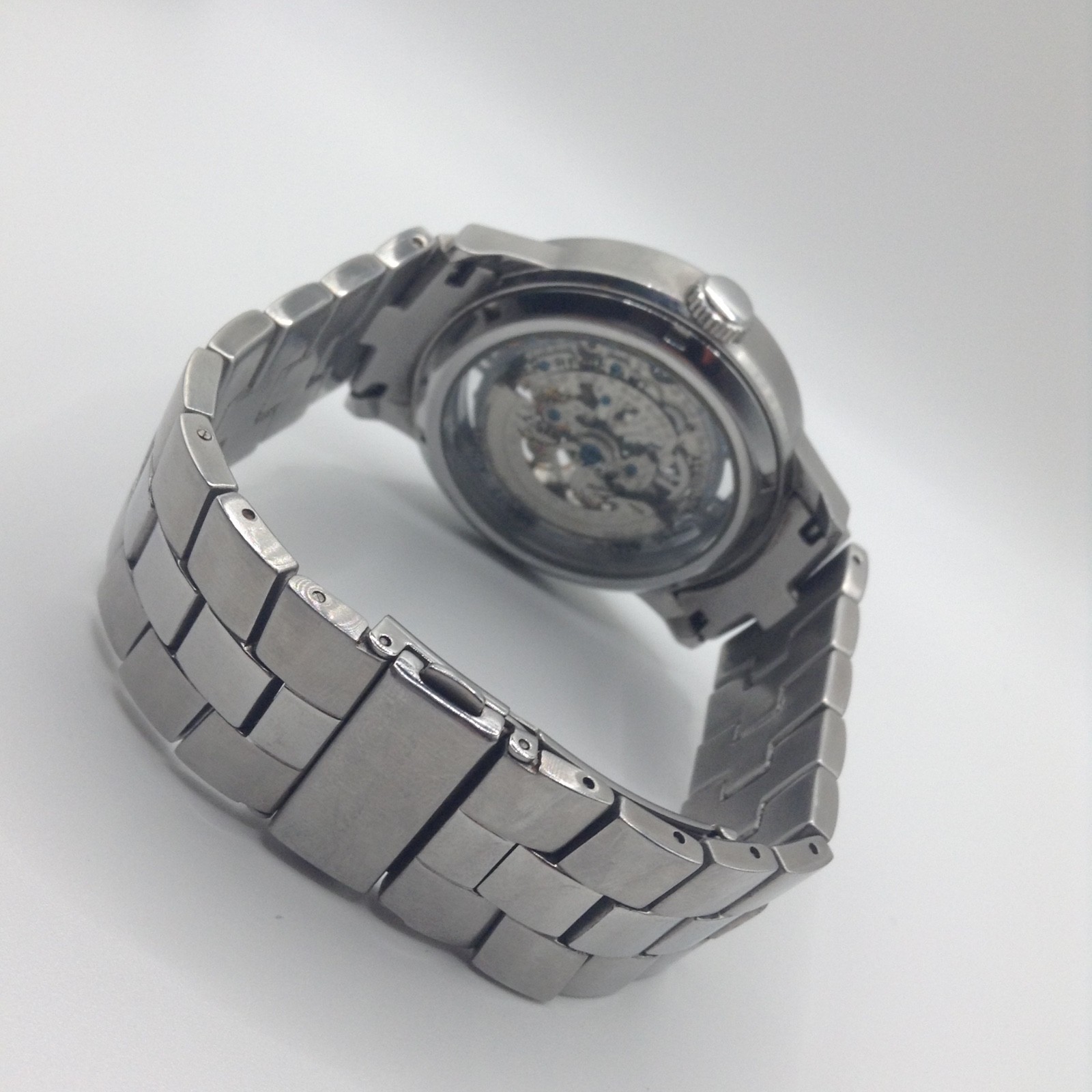 Kenneth Cole KC3925 Automatic Skeleton Dress Watch KC10011576, New Battery