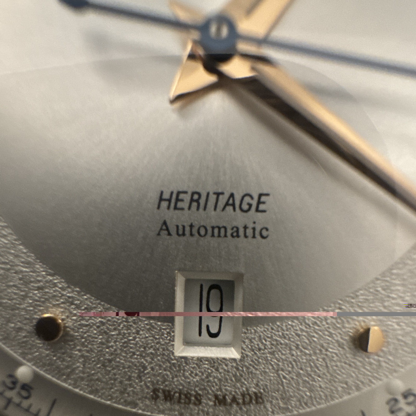 Montblanc Heritage Automatic Silver Dial 40mm Steel Brown Leather Date Watch