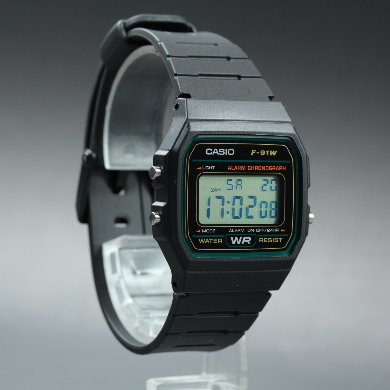 CASIO F-91W-3JH Green Digital Watch CASIO Collection Japan Model JDM New