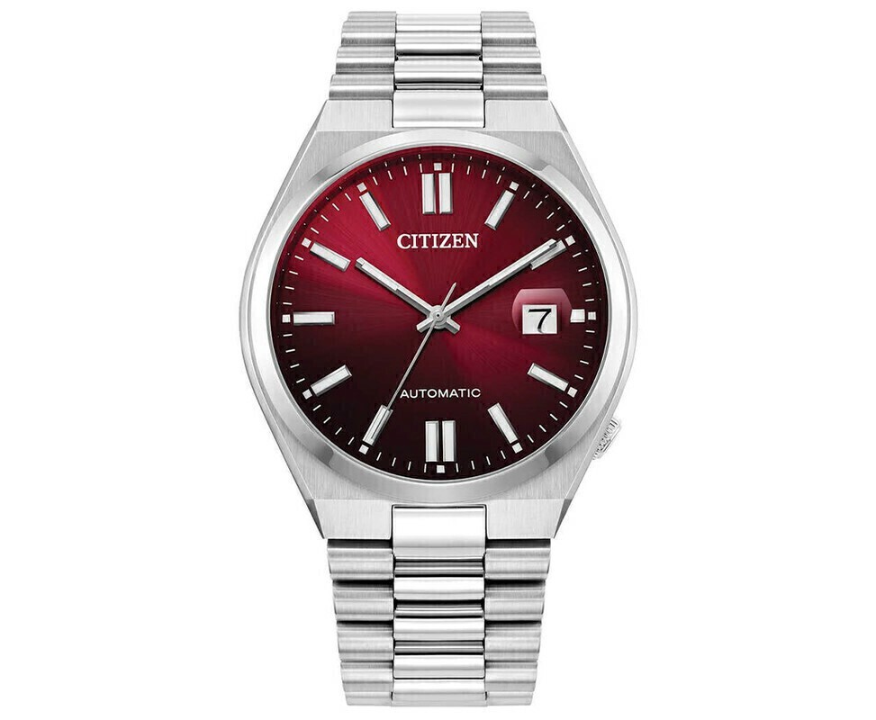 Citizen Men’s Tsuyosa Automatic Burgundy Dial Watch – NJ0150-56W NEW