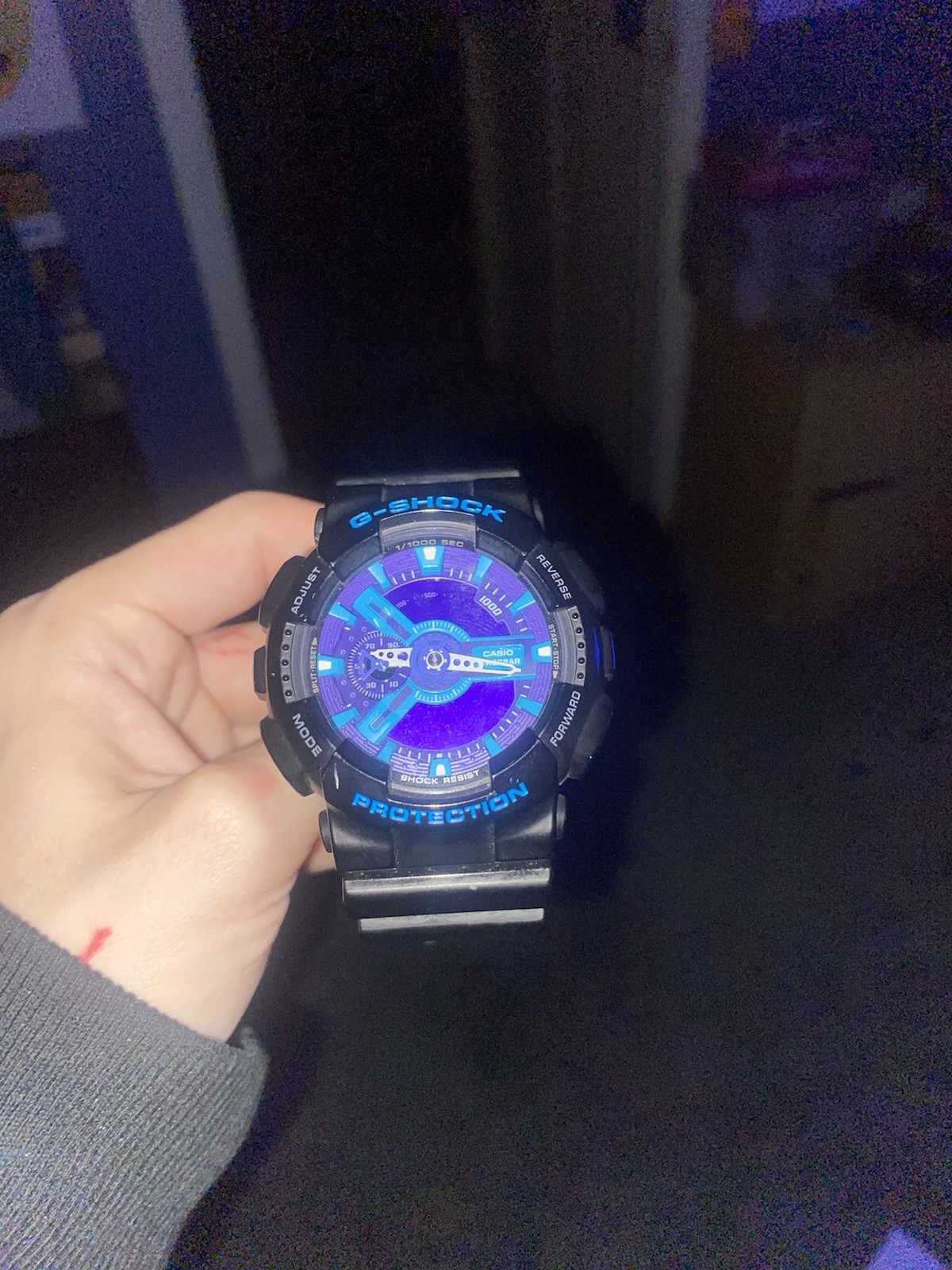 Casio G-SHOCK GA-110HC-1A 5146 Blue Purple Men’s Watch Fashion Sports Timepeice