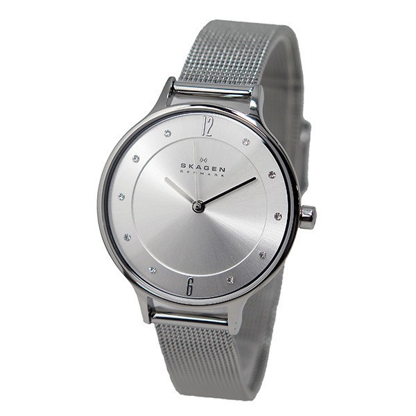 SKAGEN SKW2149 Used Watch Quartz Unisex Silver Dial Analog Water Resistant