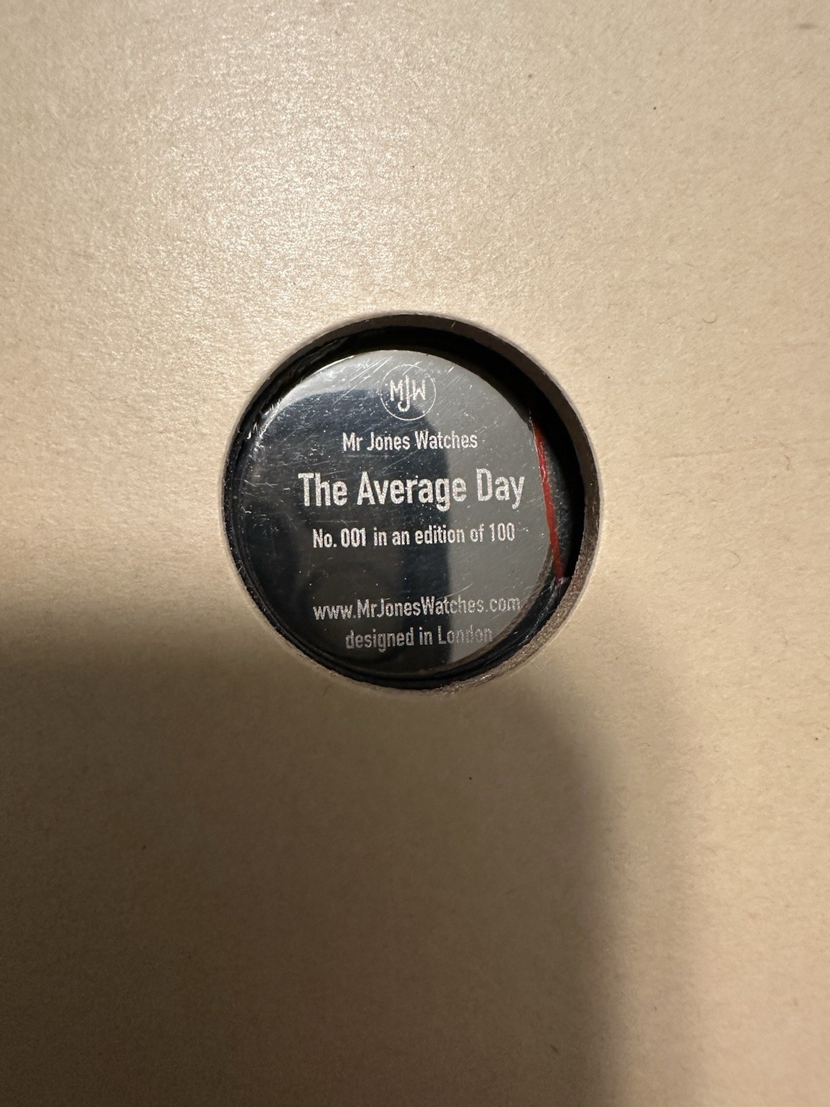 Mr Jones Watches The Average Day (Limited sale) #001/100