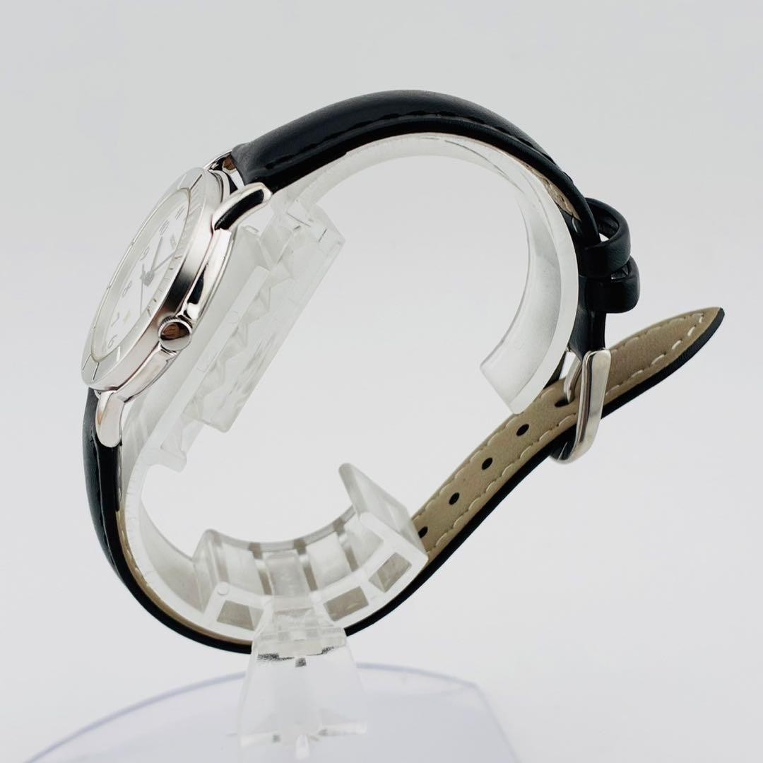 SEIKO NOIE 1F21-0K90 Quartz Leather Strap Watch Used