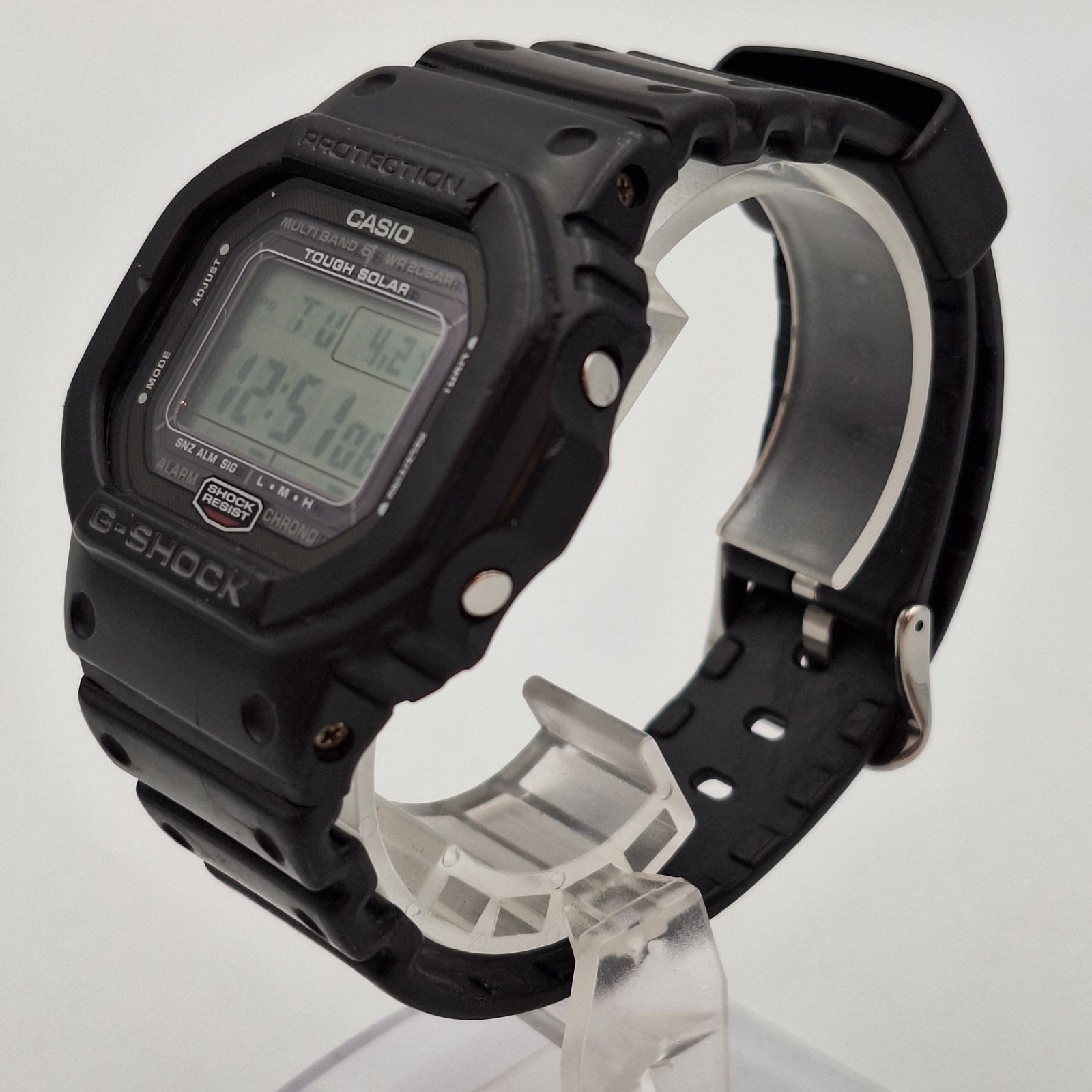 CASIO G-SHOCK GW-5000 Tough Solar Black Solar Radio Wave Watch Working Japan