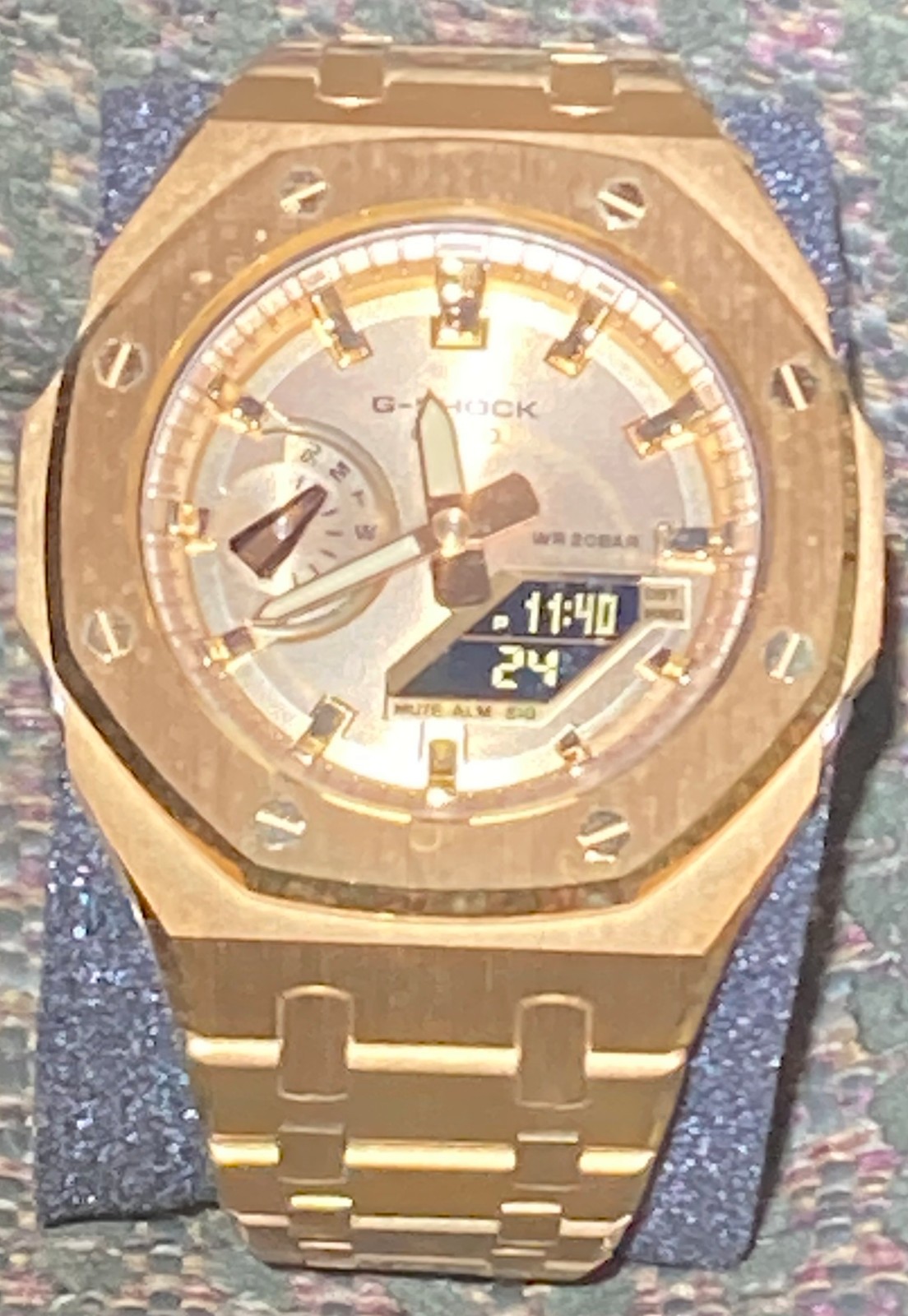 Casio G-Shock Gold Color GA-2100 GB Yellow Gold