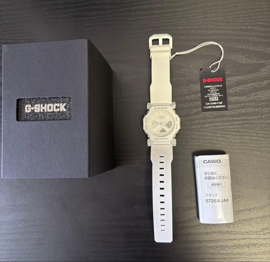 G-SHOCK GA-2300-7AJF Digital Watch, White [In Excellent Condition]