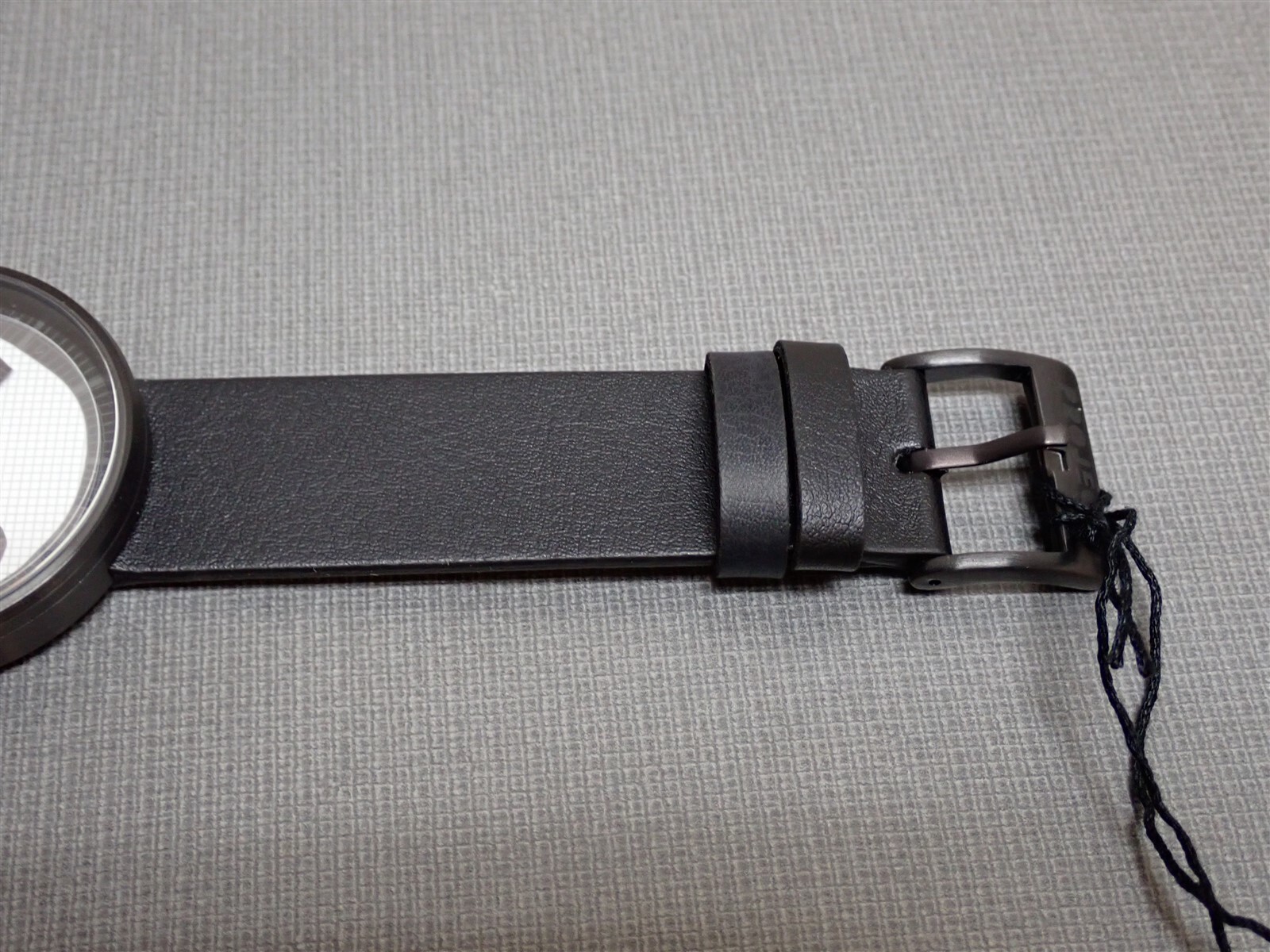 NEW Projects Watches PJT-7811 Miro Masaic 40mm Black Leather Strap Watch
