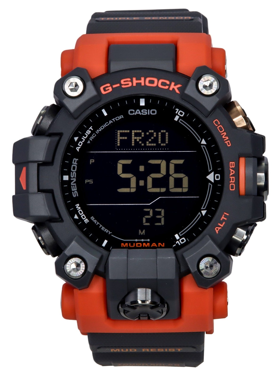 Casio G-Shock Mudman Master Of G-Land Black Dial Solar GW-9500-1A4 Mens Watch