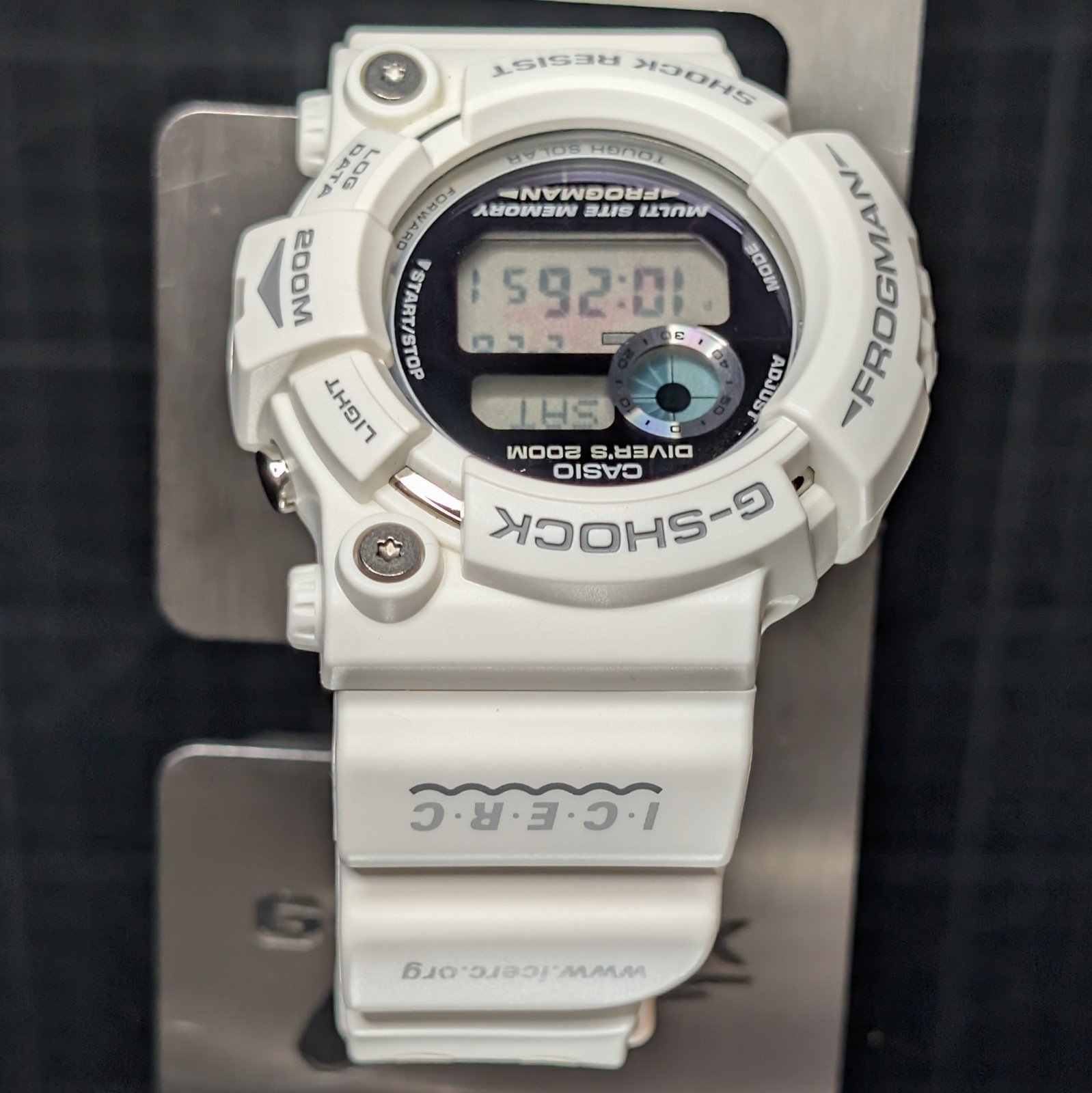 Casio G-Shock ICERC GW-200 Solar Titanium Screwback White Frogman GW-206K-7