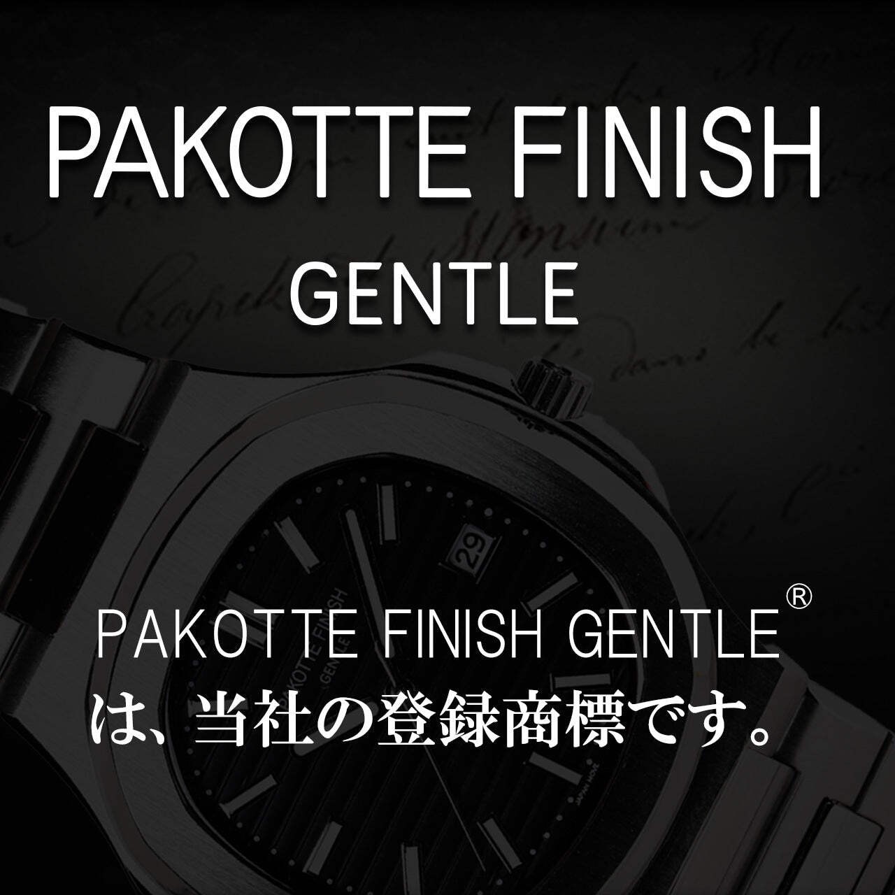 PAKOTTE FINISH do-shimasu? model Silver×FO Blue Quartz Watch VJ42 Sapphire glass