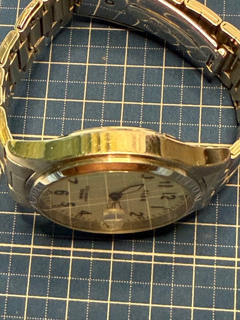 NEW battery Vintage Seiko ALBA VJ33KPBD Men’s Cream Dial Used