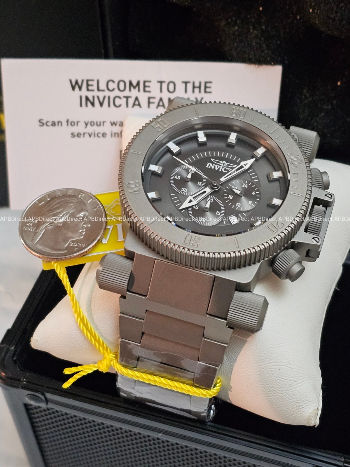 Invicta – Full TITANIUM – Case & Bracelet Coalition Forces – Chrono Mens watch