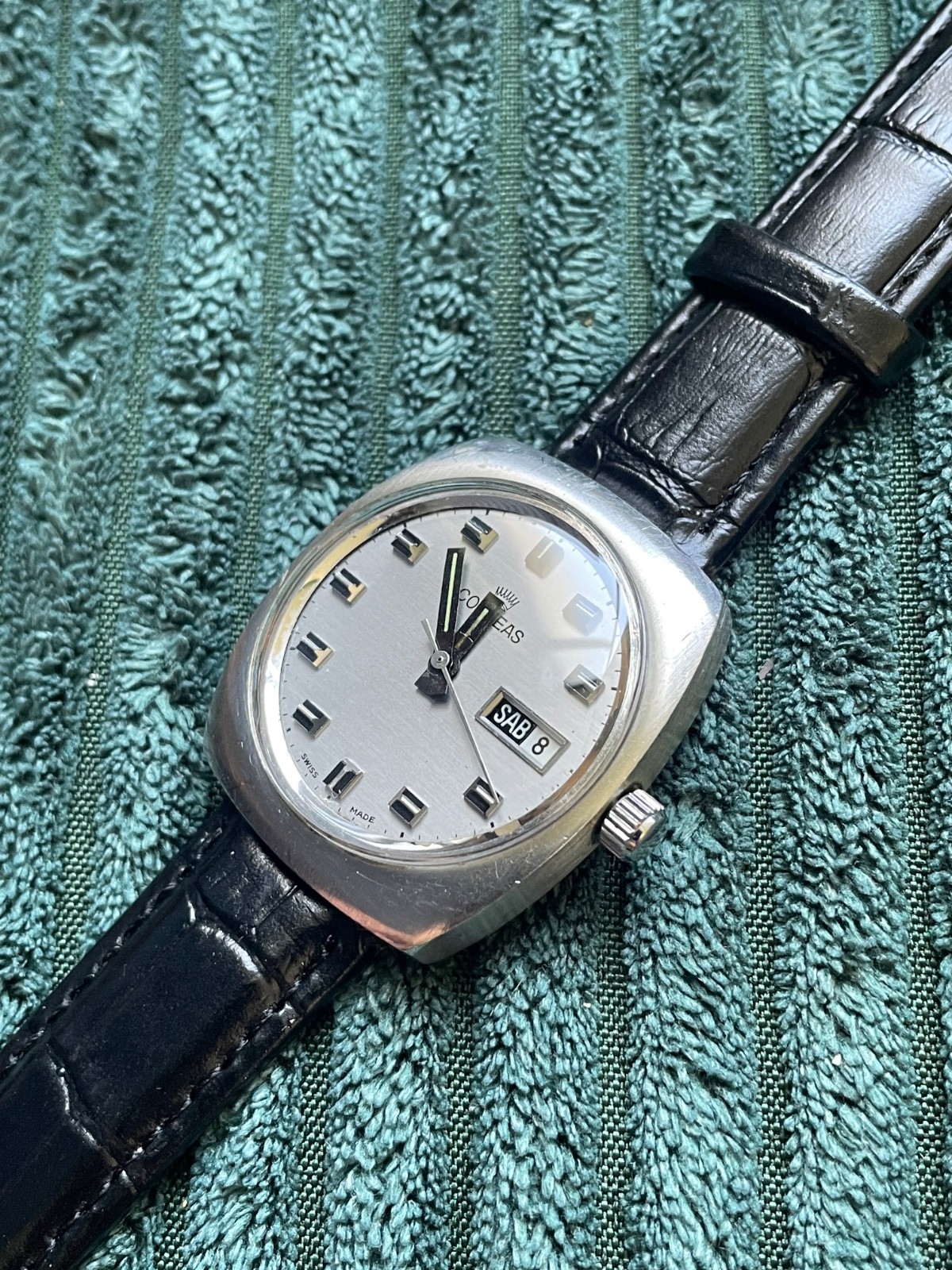 Conteas Automatic Day-Date Vintage Watch – ETA 2688 original box/price tag