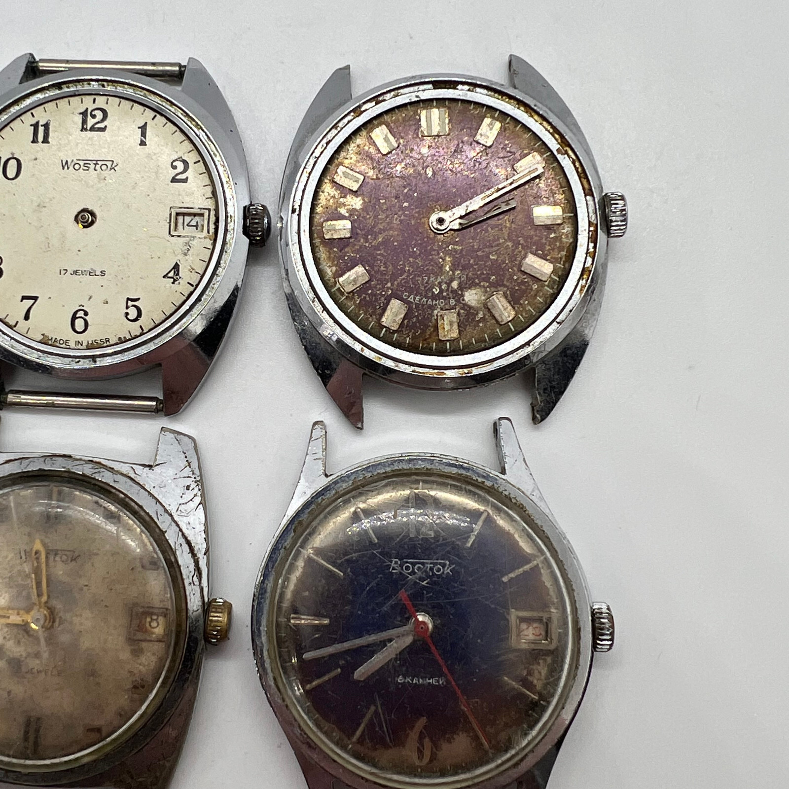 Vintage WOSTOK Soviet Watch Collection Ussr Men Wrist Military Original Retro