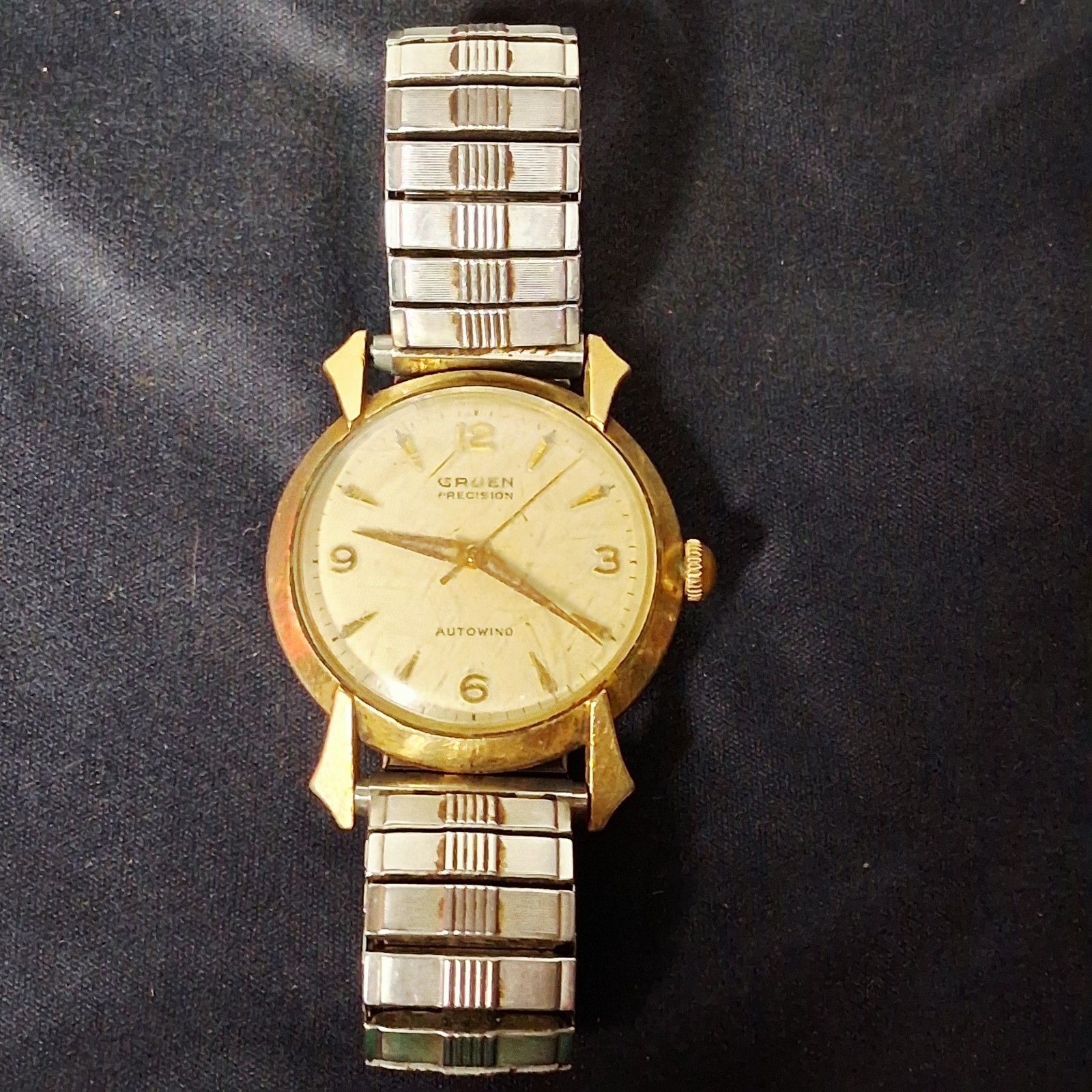 1950’s Gruen Precision Autowind Autmatic – Fancy Spider Lugs – Running