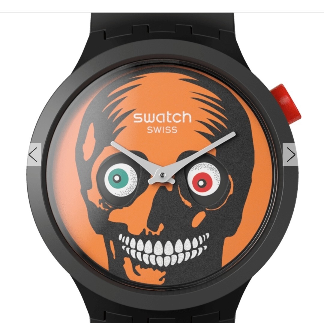 Swatch Bioceramic Skeleton Watch- new battery!