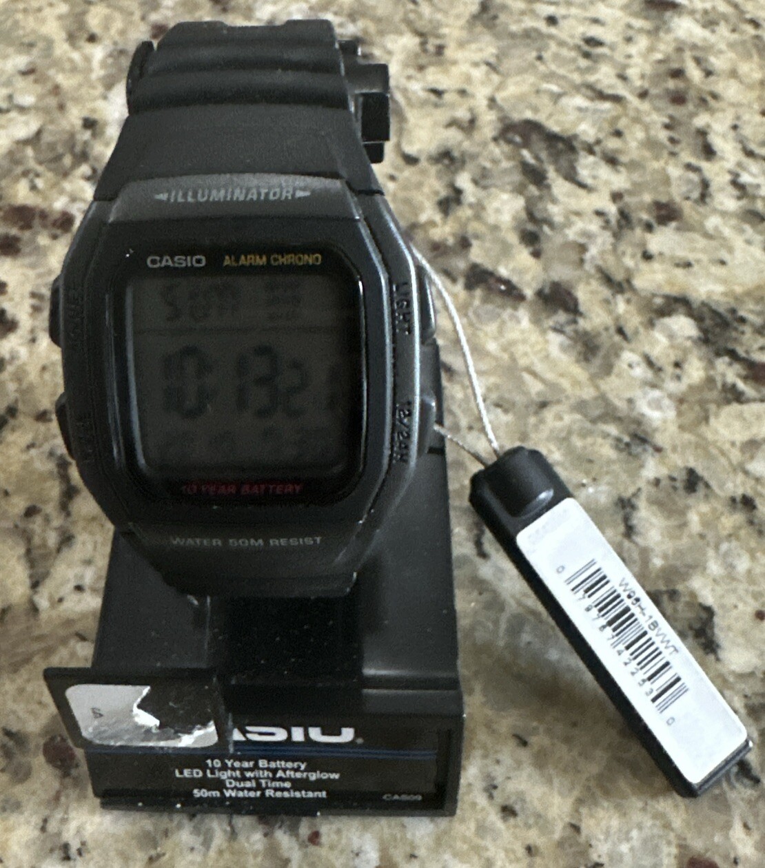 CASIO Watch Digital (W96H-1BVWT) Men’s 10 Year Battery 50M WR Brand NEW