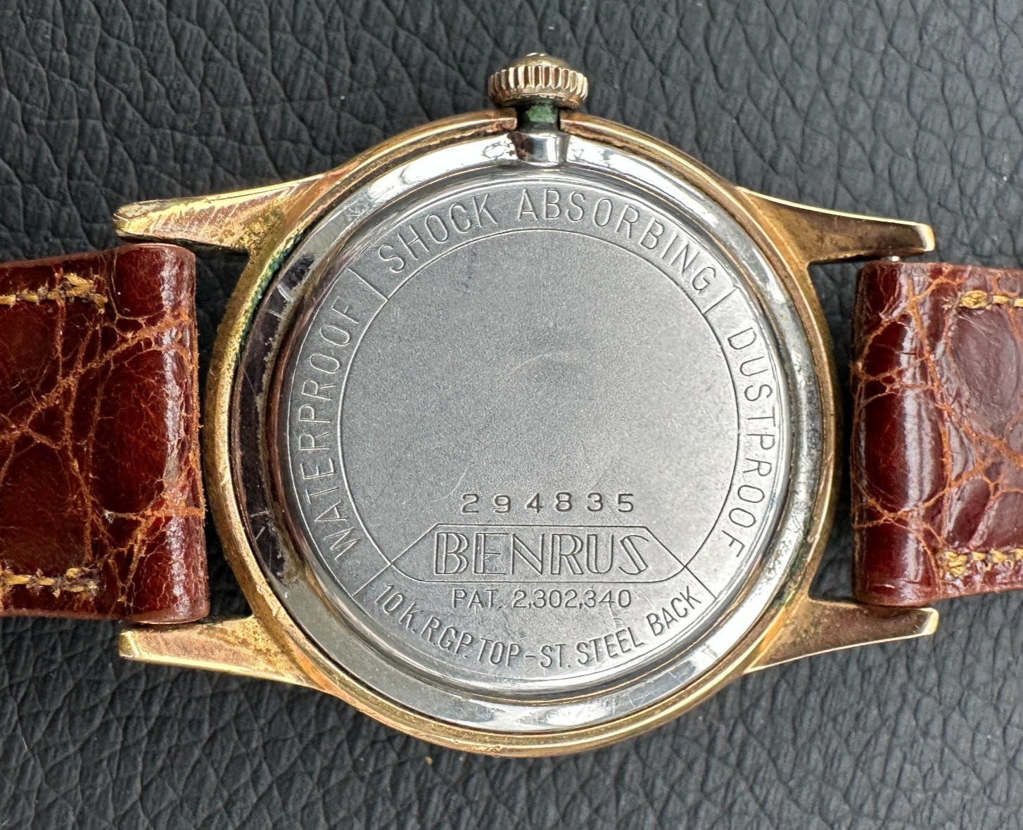 Beautiful BENRUS DIAL-O-RAMA Direct Read w/”Mystic Seconds” c.1957