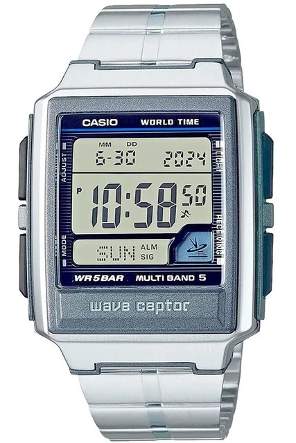 CASIO WAVE CEPTOR Radio Clock Super Illuminator Type WV-59RD-1AJF Watch