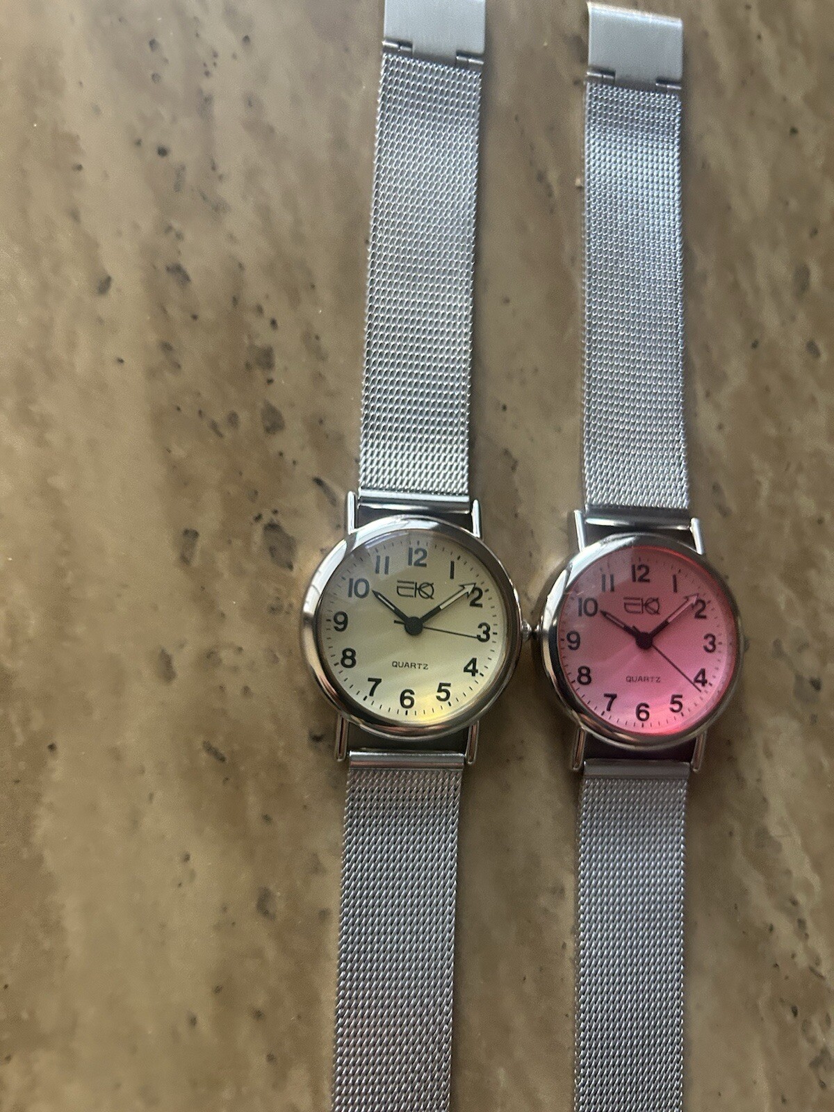 Buyer gets 2 New Unisex EKO Soft Mesh Band quartz watches-USA vendor