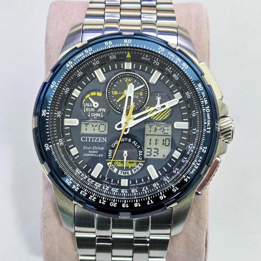 Citizen x Blue Angels Eco-Drive Watch Used from Japan