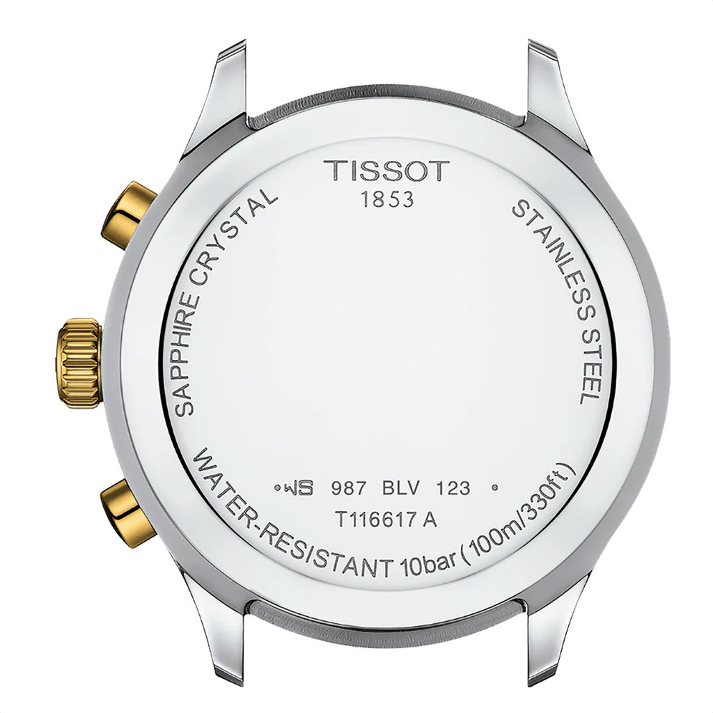 Tissot Chrono XL Classic Blue Dial Two Tone Watch for Men – T116.617.22.041.00