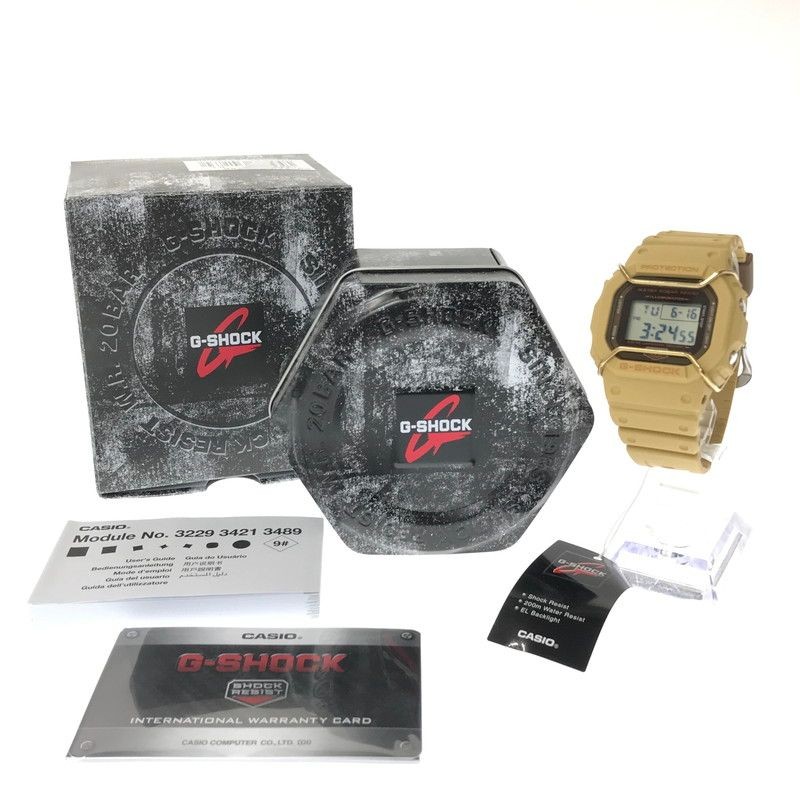 Used Condition G SHOCK Ji Shock 5600 SERIES DW 5600PT 5 Digital Quartz Watch Acc