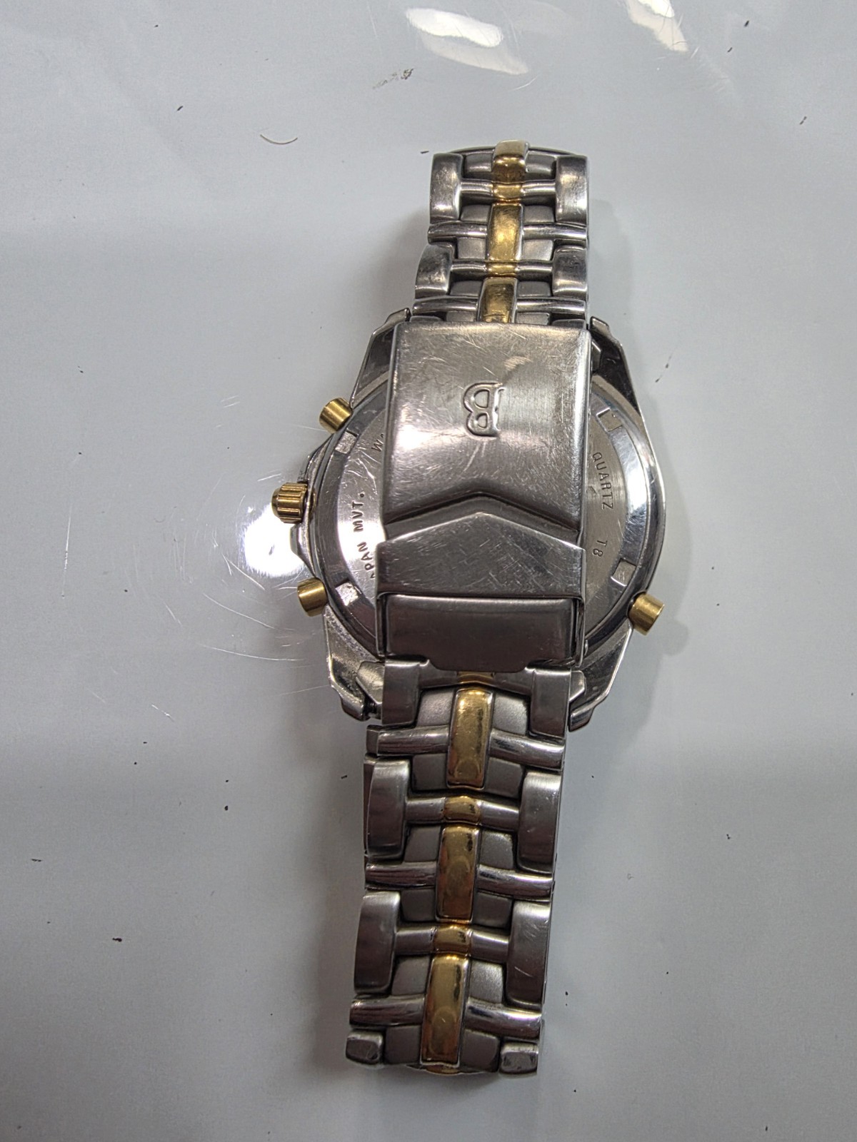 BULOVA MILLENNIA 38MM,TWO TONE, SUBDIAL ALARM QZ MEN’S WATCH, NEW 🔋BOX&PAPERS.